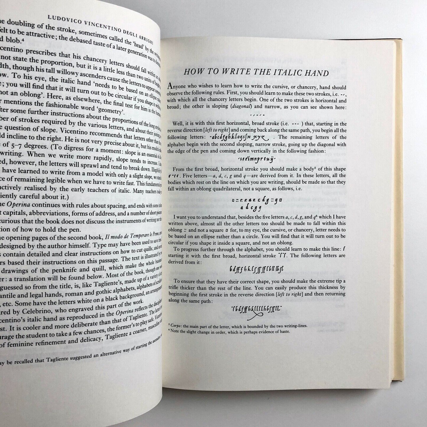 Scribes and Sources. Handbook of the Chancery Hand in the Sixteenth Century. Texts from the Writing-Masters selected, introduced and translated by A.S. Osley with an account of John de Beauchesne by Berthold Wolpe | Faber & Faber, 1980