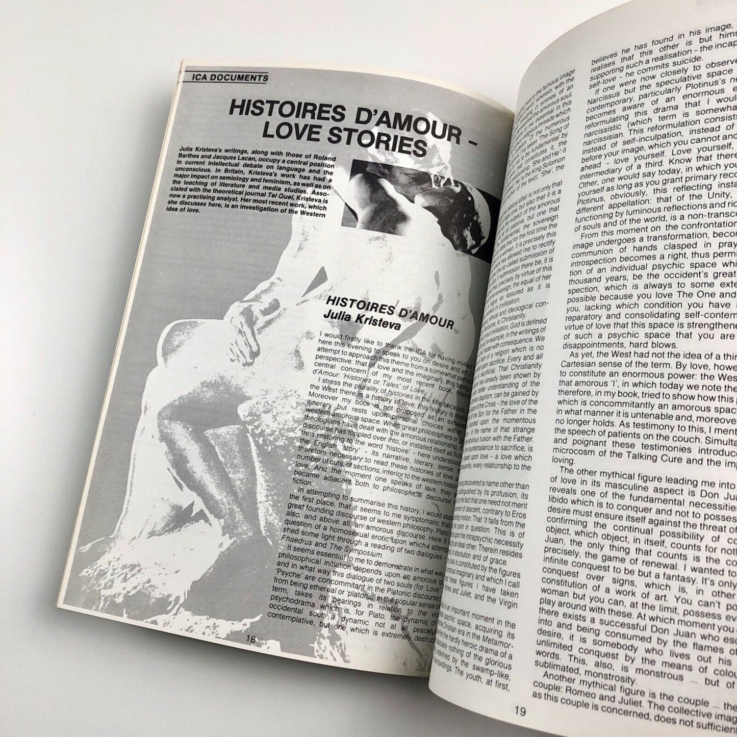 ICA Documents 1. Desire | edited by Lisa Appignanesi 1984 Institute of Contemporary Arts ICA