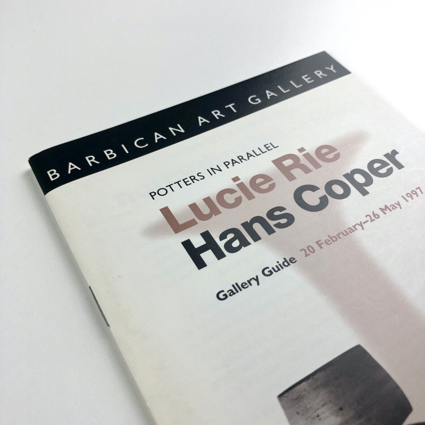 Lucie Rie & Hans Coper – Potters in Parallel | Barbican gallery guide, 1997