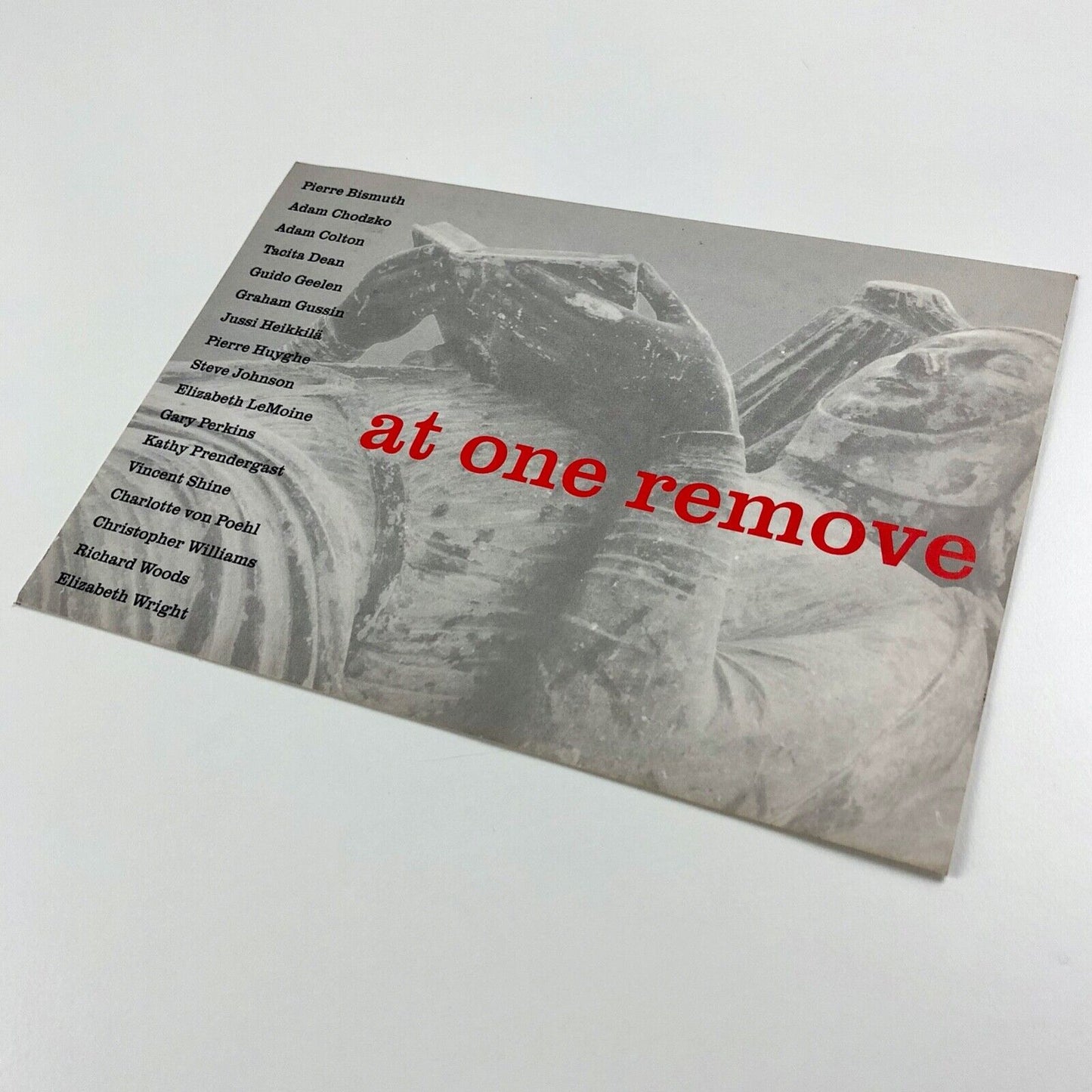 At One Remove | Private view invite | Henry Moore Institute 1997