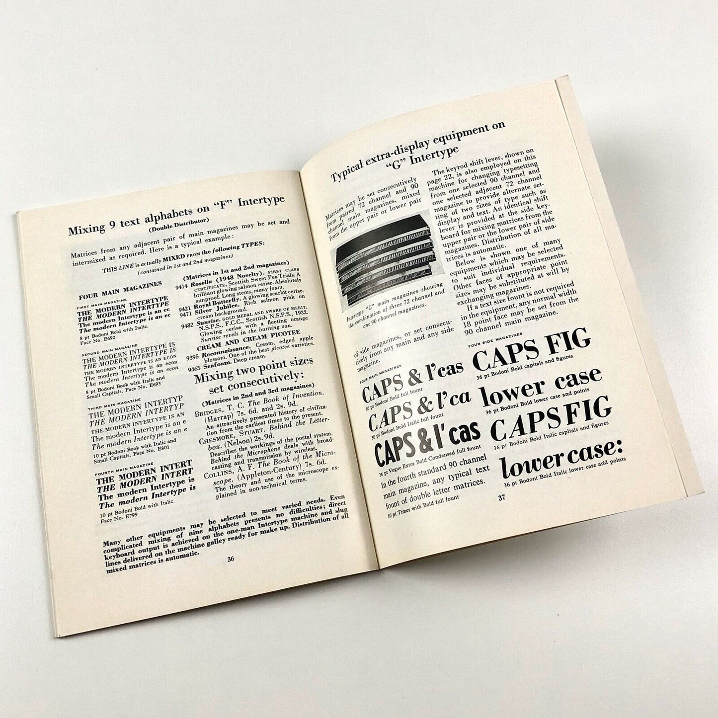 Getting to Know the Modern Intertype Harris Composition Systems booklet, undated