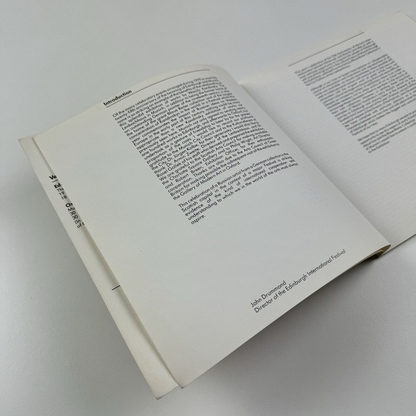 Kandinsky – The Munich Years 1900-14 | Edinburgh International Festival catalogue booklet, 1979