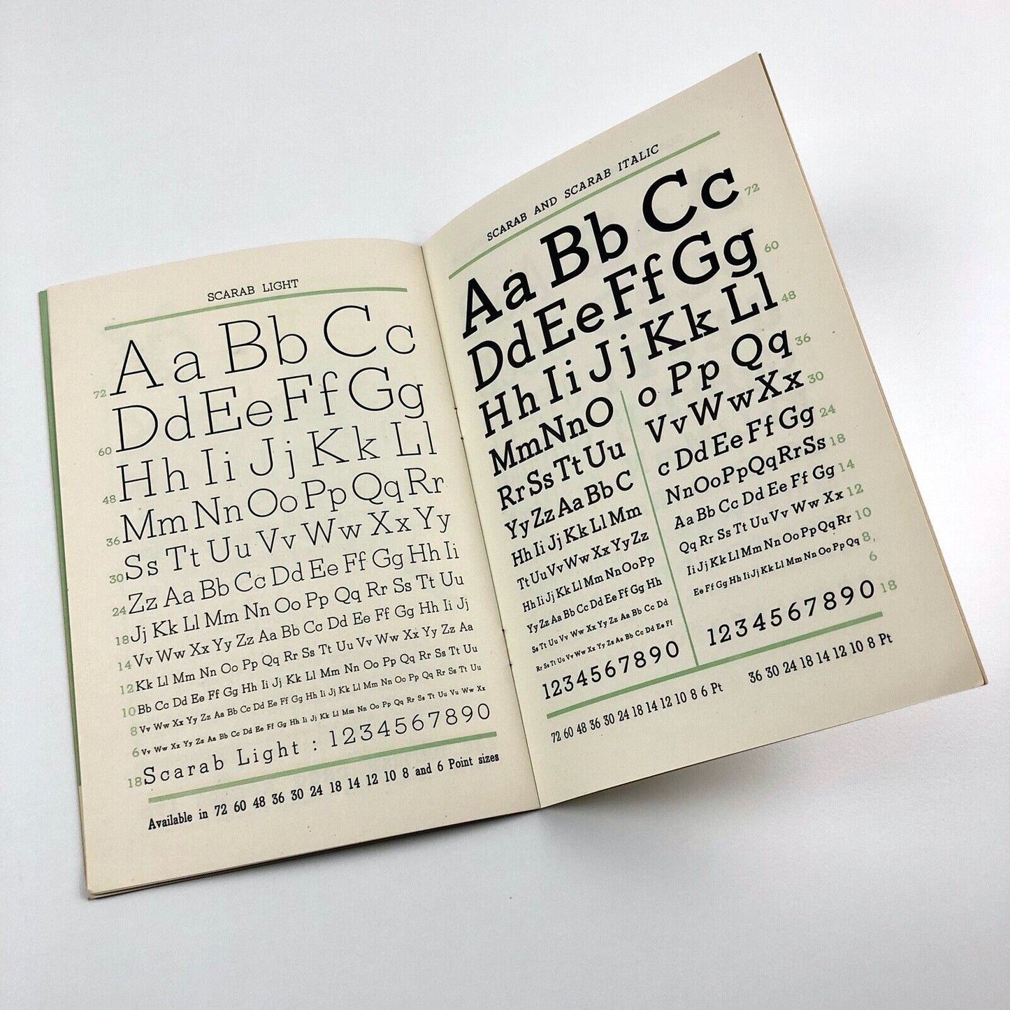 Scarab: a Range of Egyptian Types | Stephenson Blake, Caslon Letter Foundry