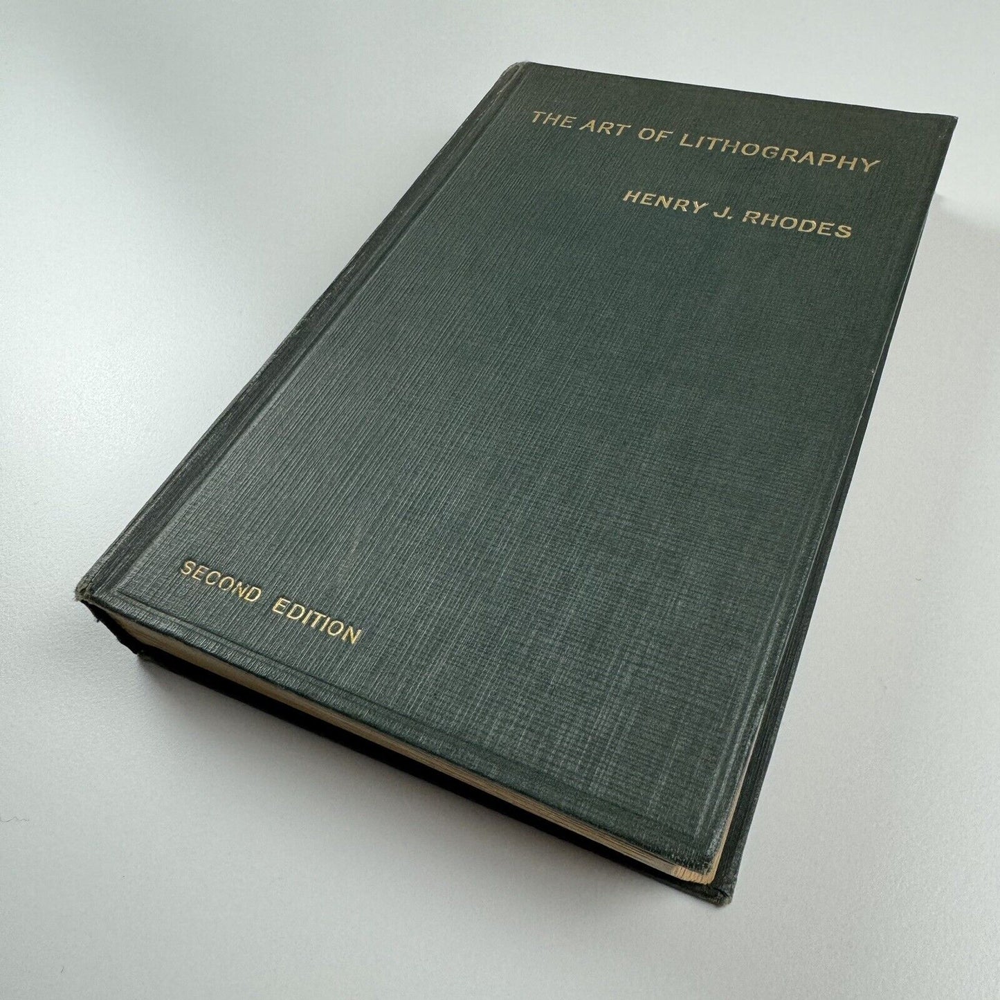 The Art of Lithography by Henry J. Rhodes | Scott Greenwood & Son, 1924 2nd edition