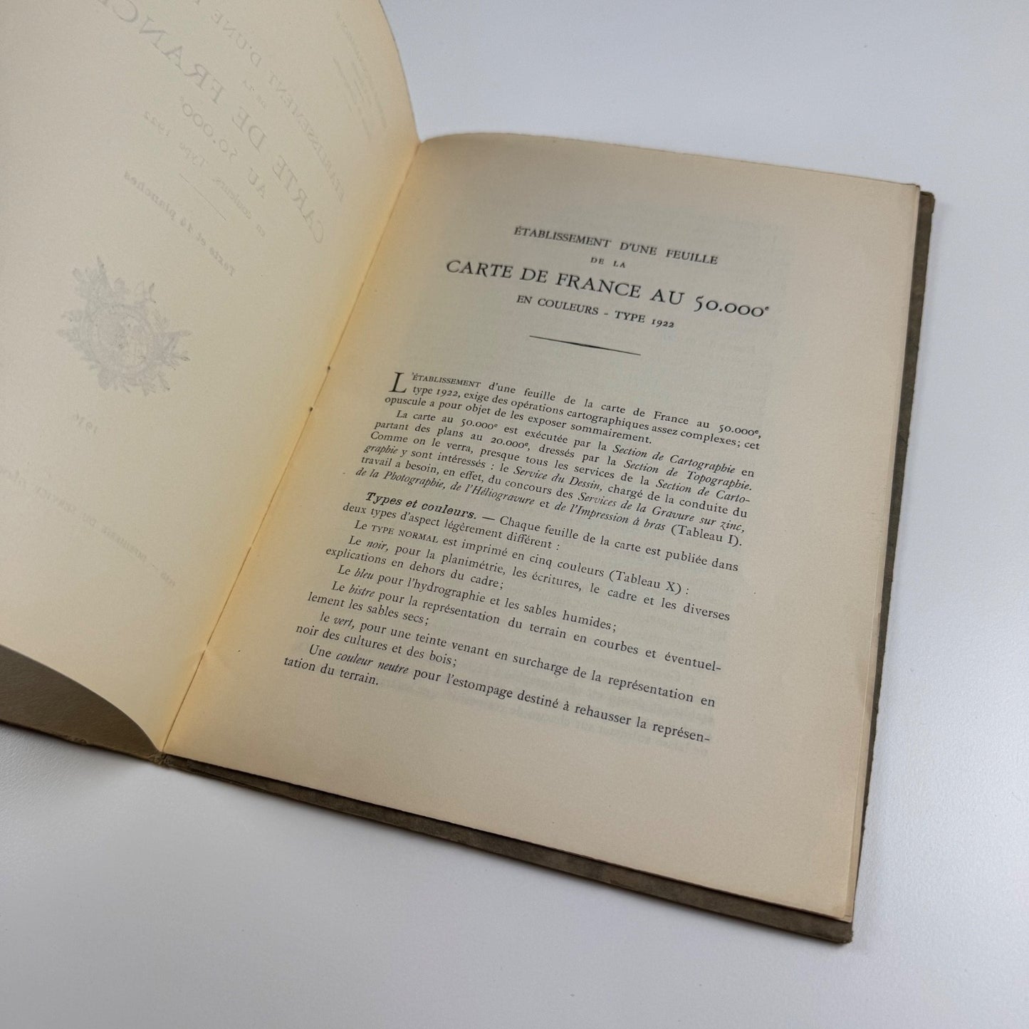 Établissement d’une feuille de la carte de France | Géographique de l’armée 1936