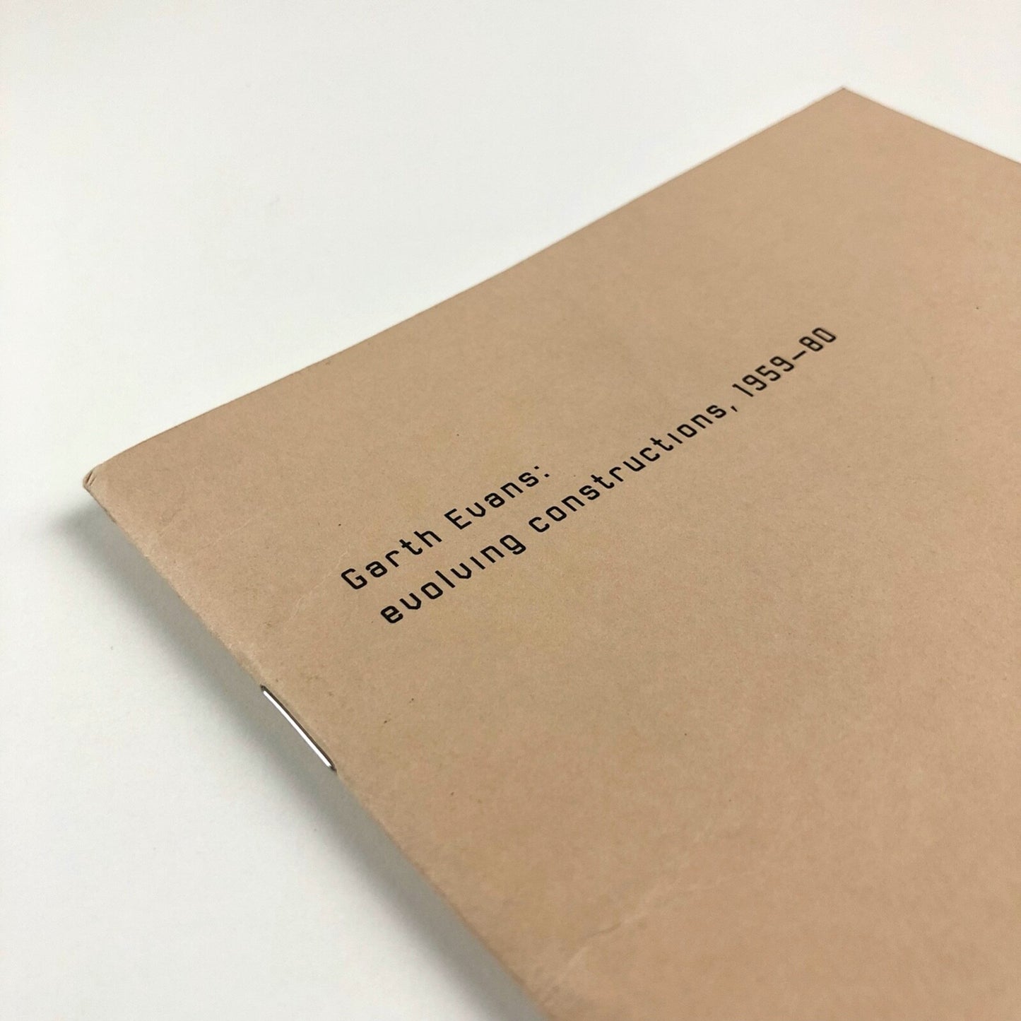 Garth Evans: evolving constructions, 1959-80 Poussin Gallery London 2012
