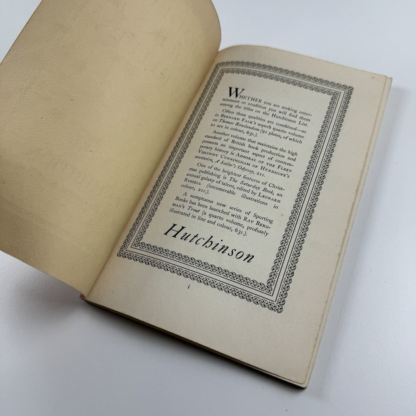 Modern Books & Writers | 1951 Exhibition at the National Book League