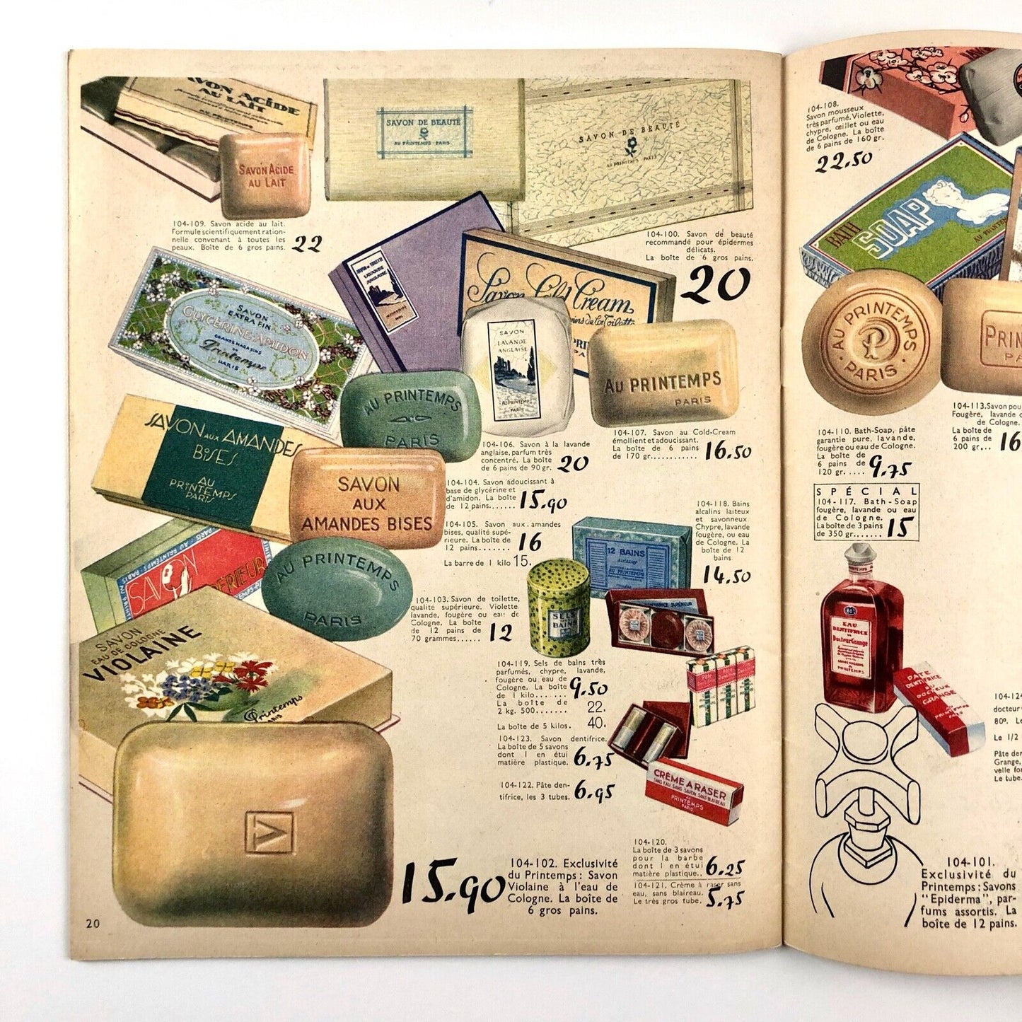 Au Printemps magazine 3 Fevrier 1937/38 | Guillaume et Huot, Paris