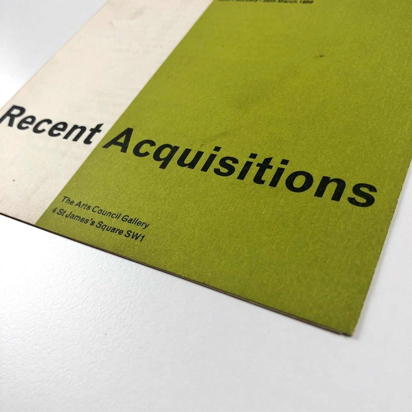 Recent Acquisitions: Contemporary Art Society | The Arts Council, 1959 catalogue