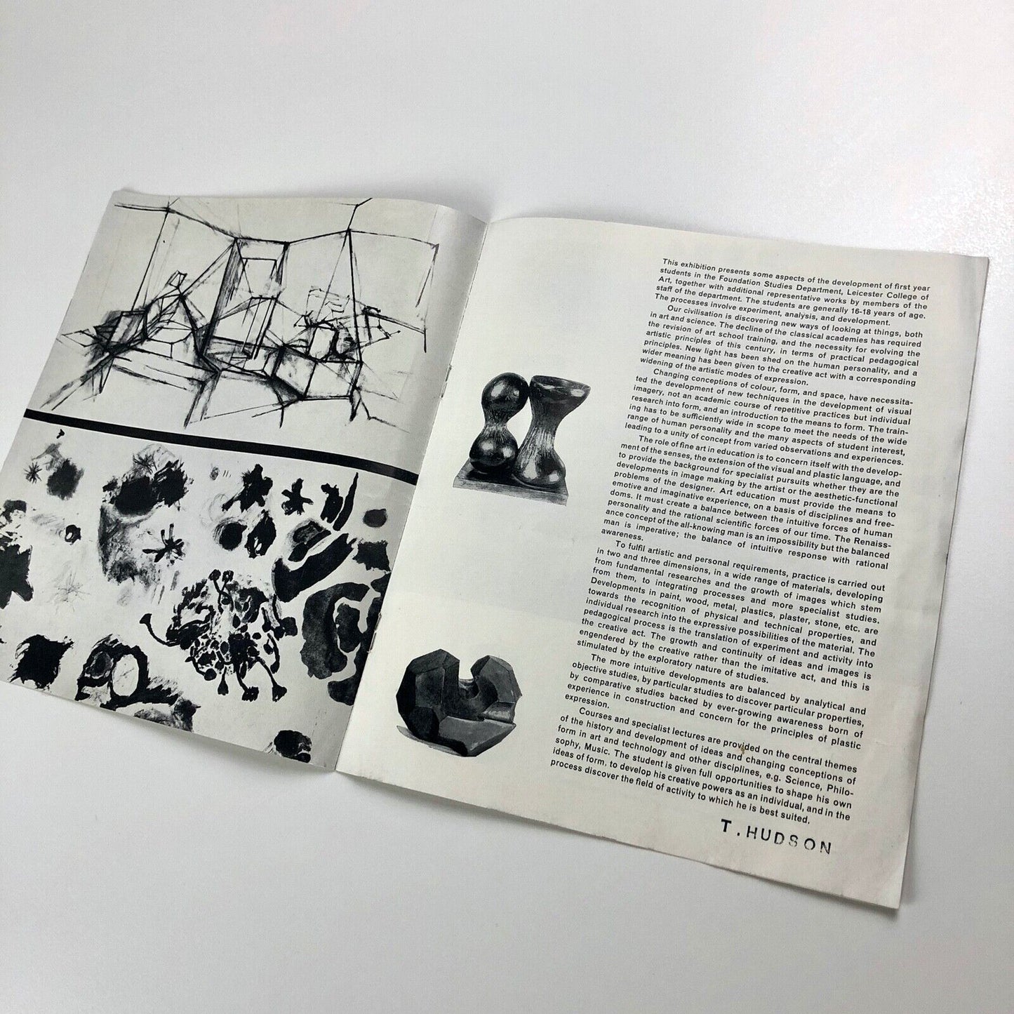 The visual adventure. Leicester College of Art students leaflet, 1963 | Tom Hudson