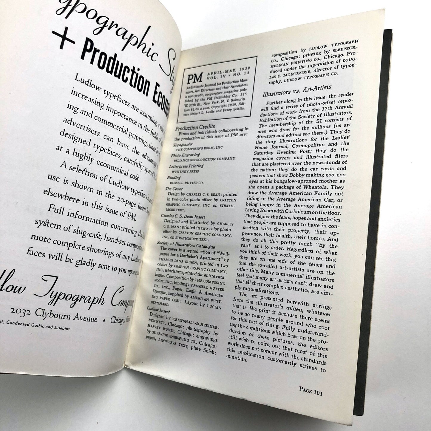 PM – Journal for Production Managers | Volume IV, No. 12, Apr-May 1939