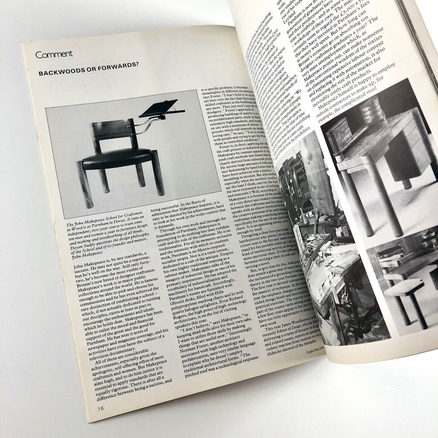 Crafts magazine | Crafts Council | No 56, May/June 1982 Includes articles on Bernard Leach, architectural lettering, private presses, Ironwork at the V&A, Susan Bosence