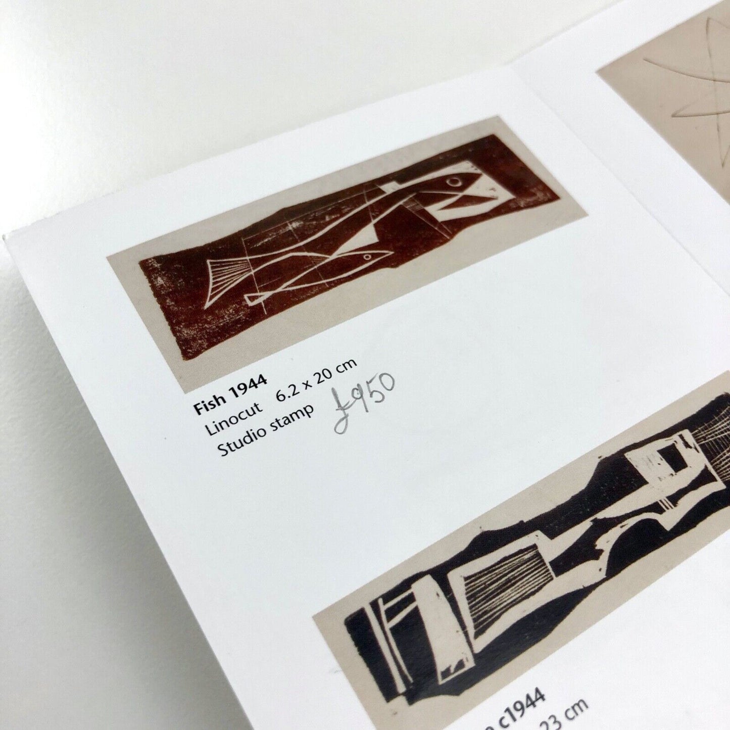 Promotional leaflet for John Wells. Works on Paper 1940s-1970 | Belgrave Gallery 2010