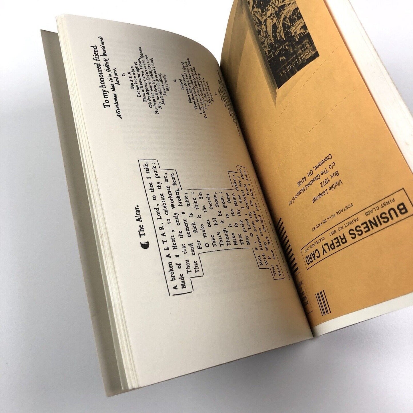 Visible Language journal XX I | Winter 1986 | Special issue – Pattern Poetry