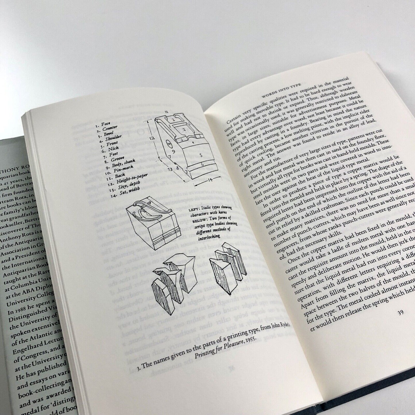 Apart from the Text by Anthony Rota | Oak Knoll Press, 1998
