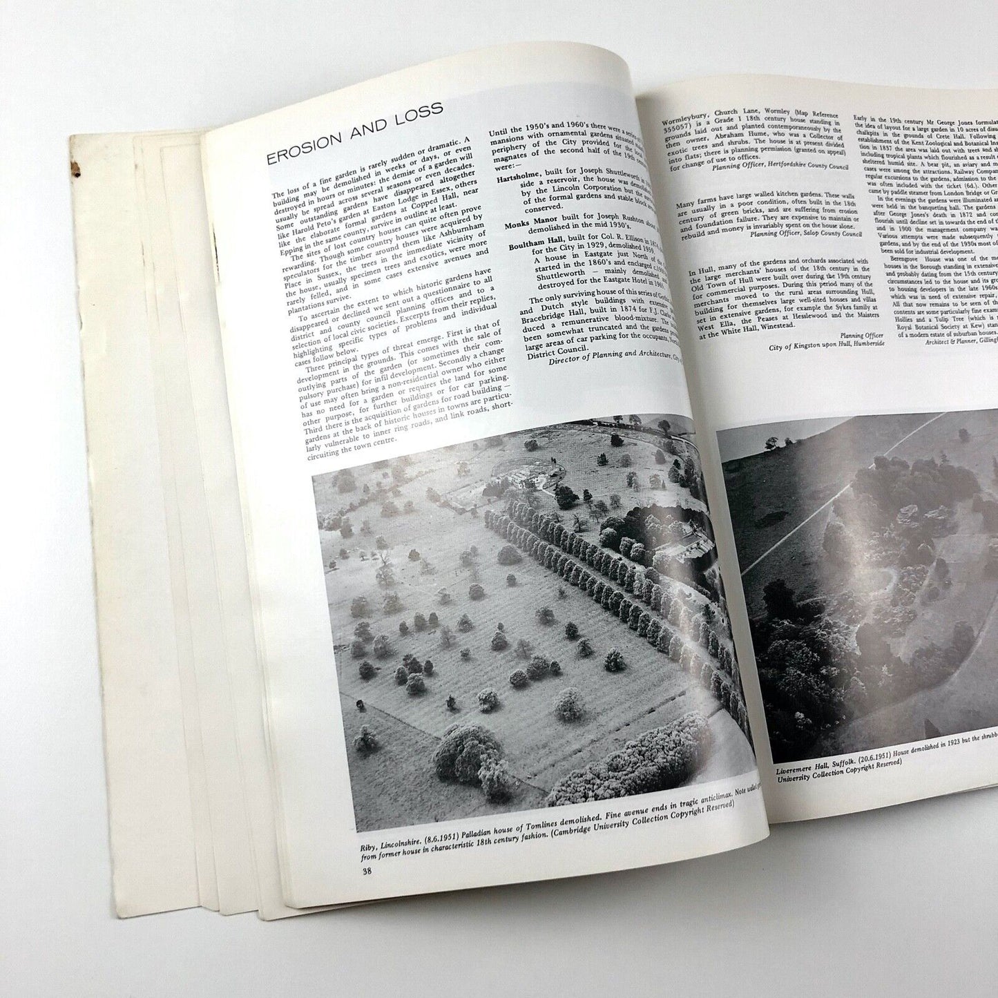 Elysian Gardens "Save Britain's Heritage" | Campaign journal, 1979 Hills/Binney