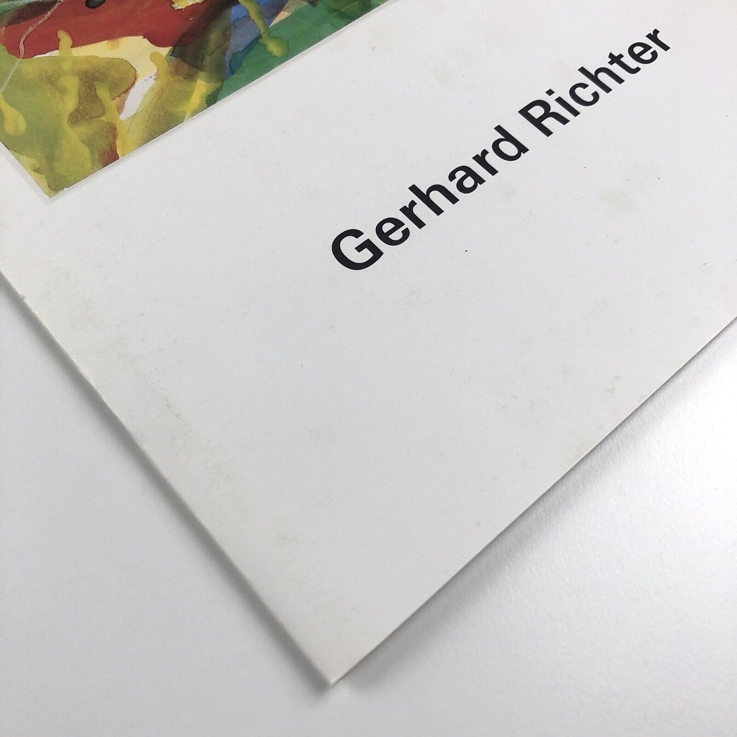 Gerhard Richter | Deutsche Bank collection catalogue booklet | Ulrich Wilmes, 1988