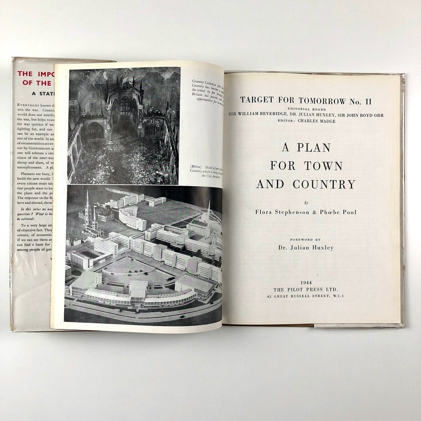 A Plan for Town and Country by Phoebe Pool & Flora Stephenson | Abram Games, 1944