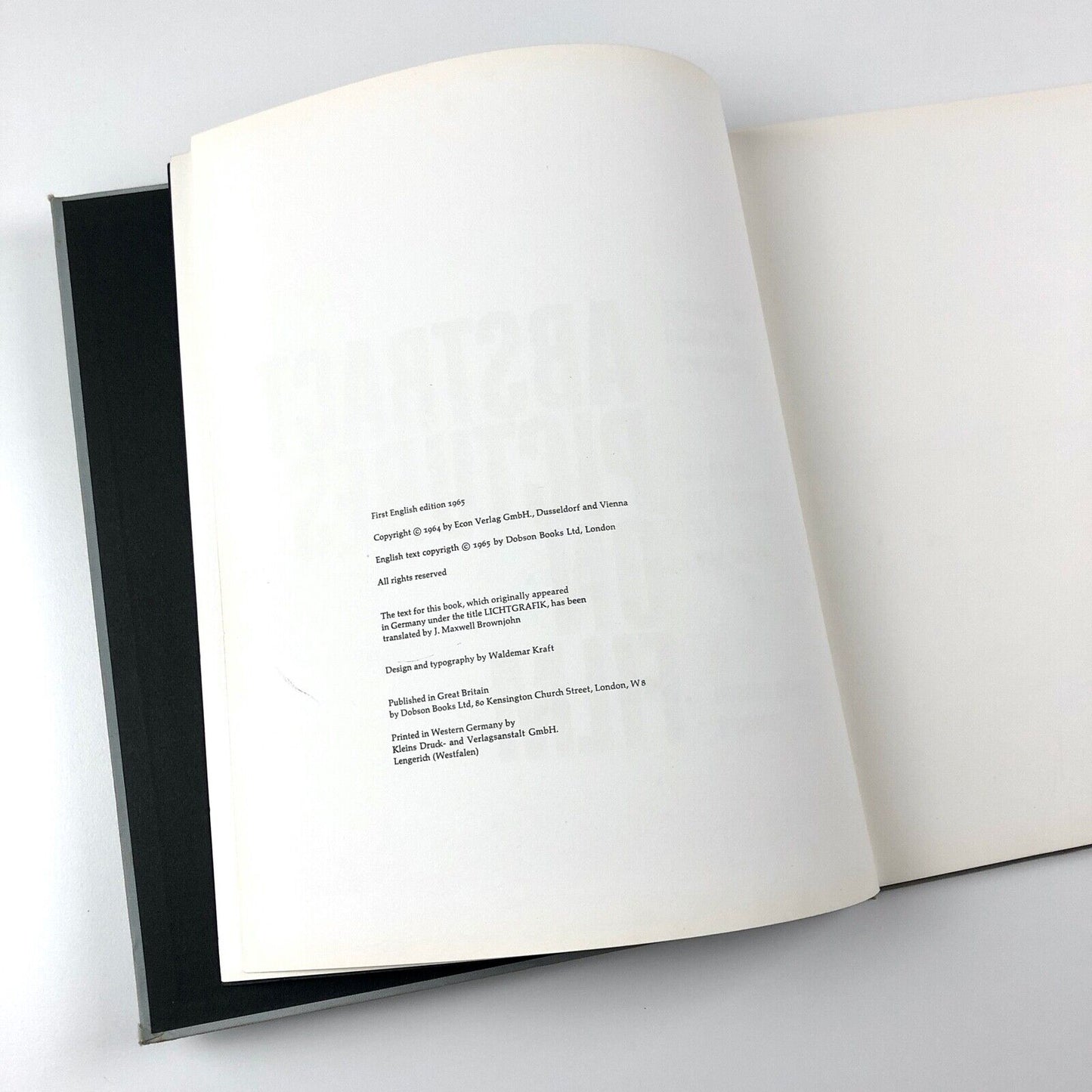 Hajek-Halke – Abstract Pictures On Film | intro Franz Roh | Dennis Dobson, 1965