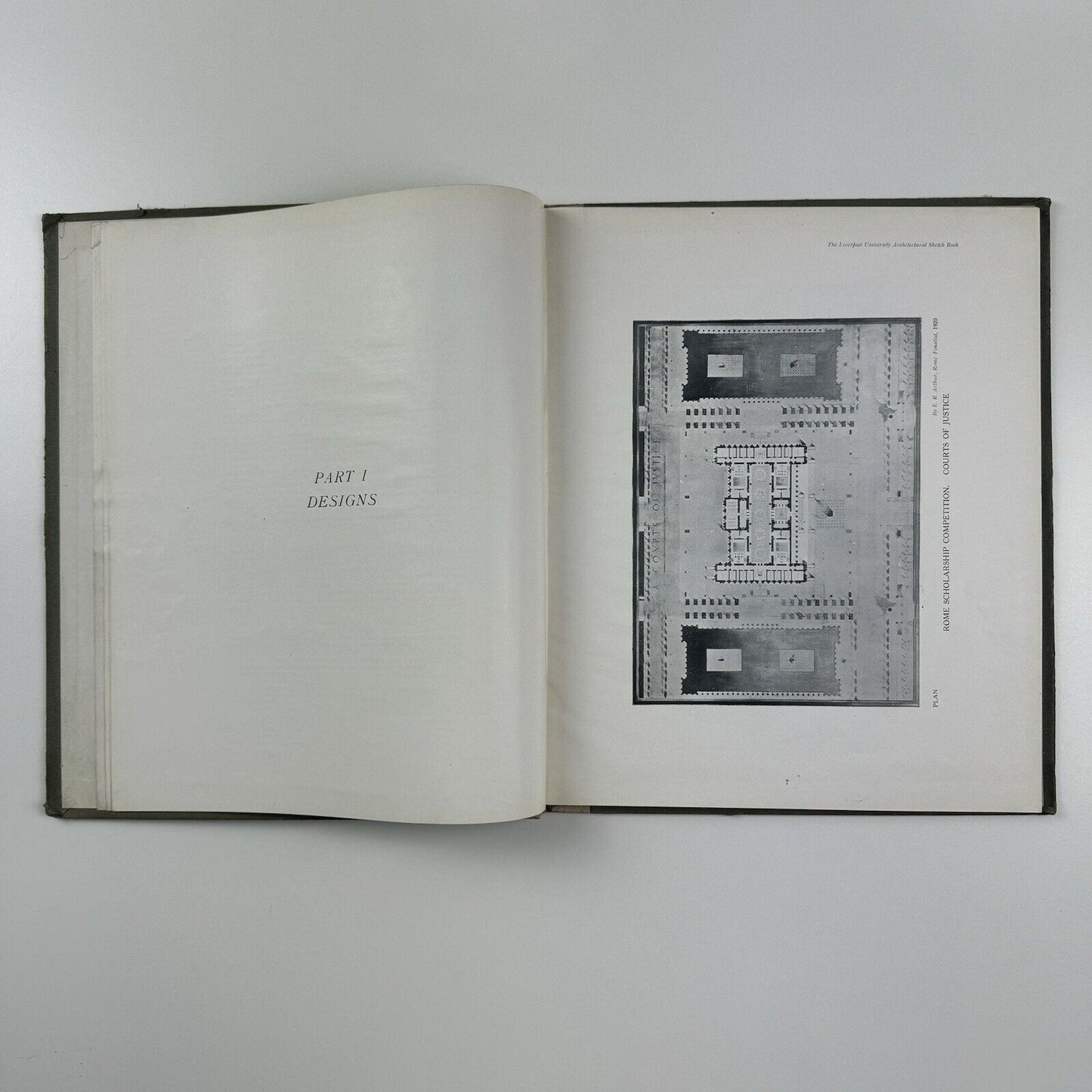 The Liverpool University Architectural Sketchbook | Architectural Review, 1920 | Editors C Reilly and L. Budden