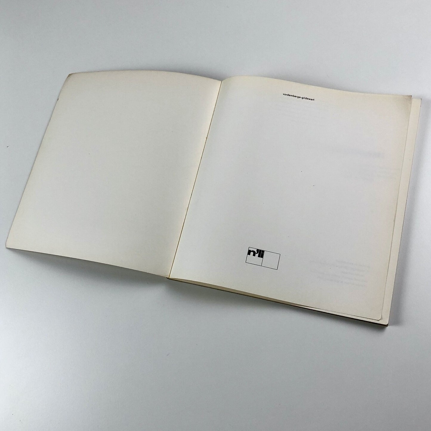 Vordemberge-Gildewart - a Visual Biography | Verlag Arthur Niggli, 1959