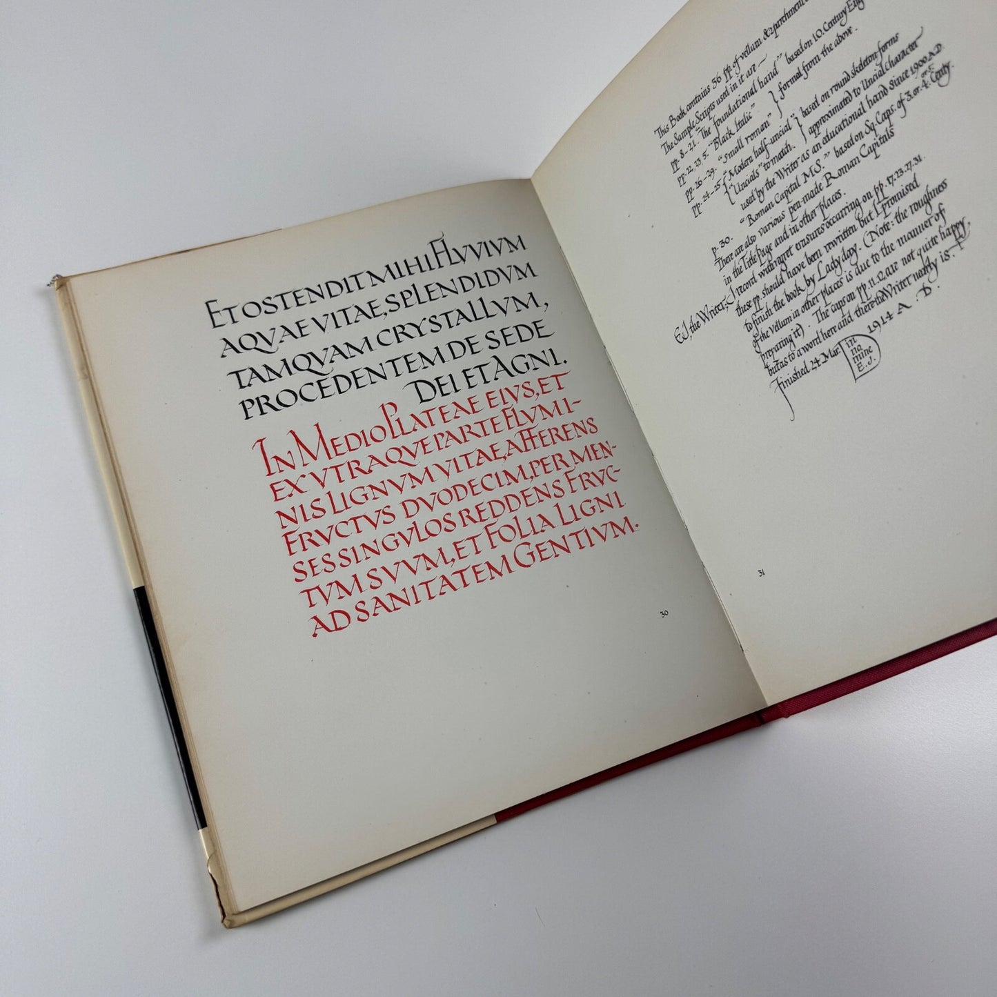 A Book of Sample Scripts by Edward Johnston | HMSO/Victoria and Albert Museum, 1966