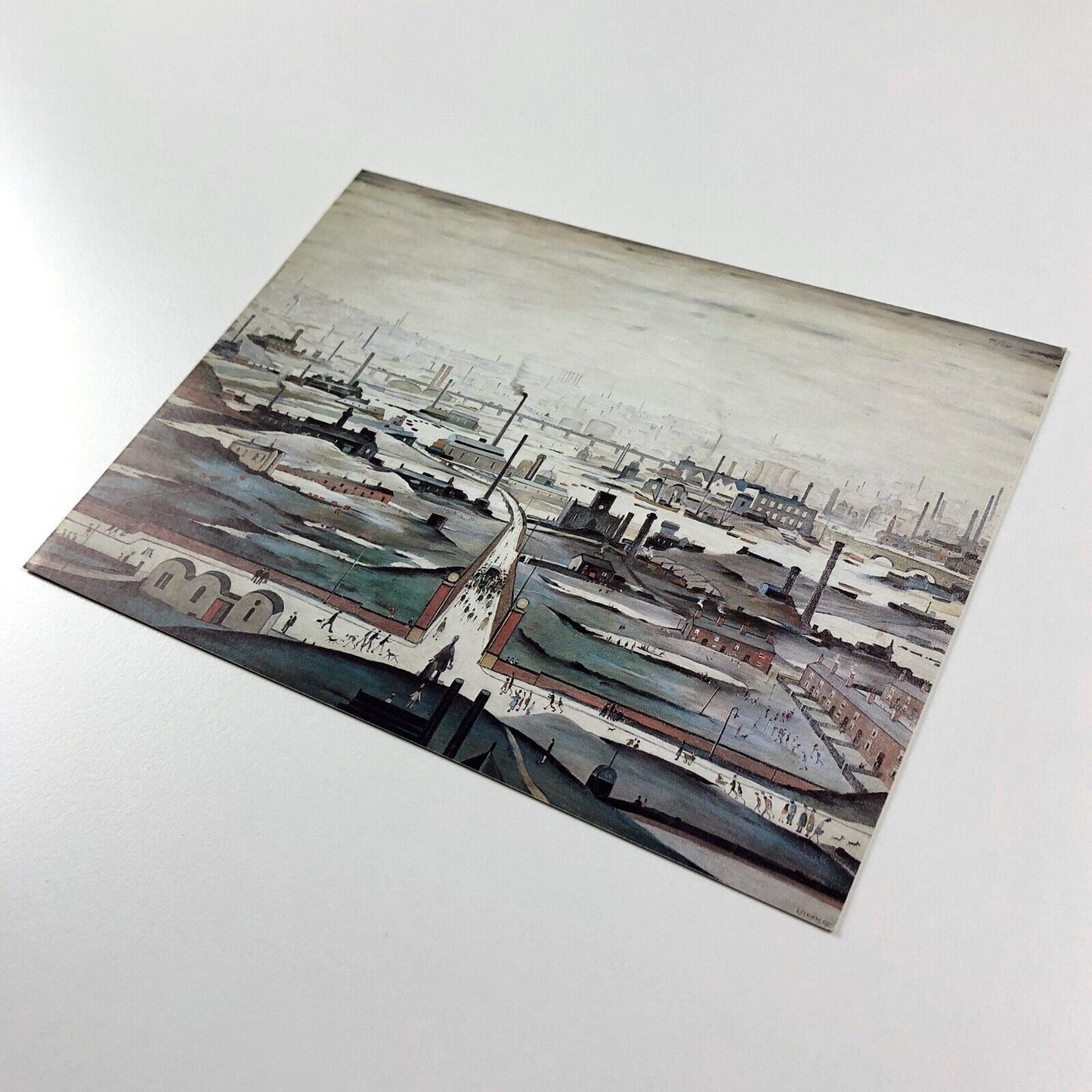L.S. Lowry. | Promotional card for exhibition held at Crane Kalman Gallery | Undated