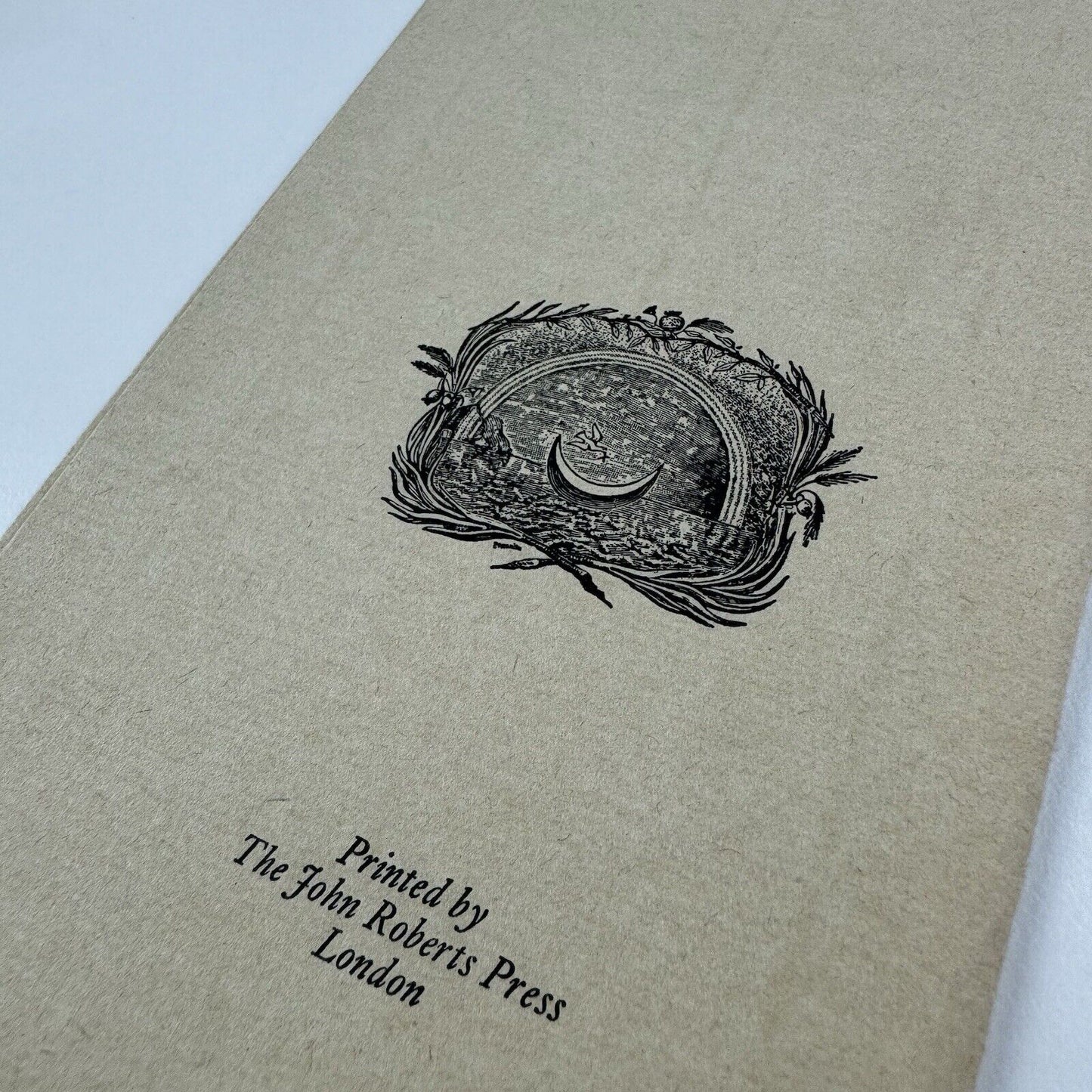 Leaflet for The Rainbow Press | The first 10 publications 1970-1977 | The John Robert Press | includes Ted Hughes, Sylvia Plath