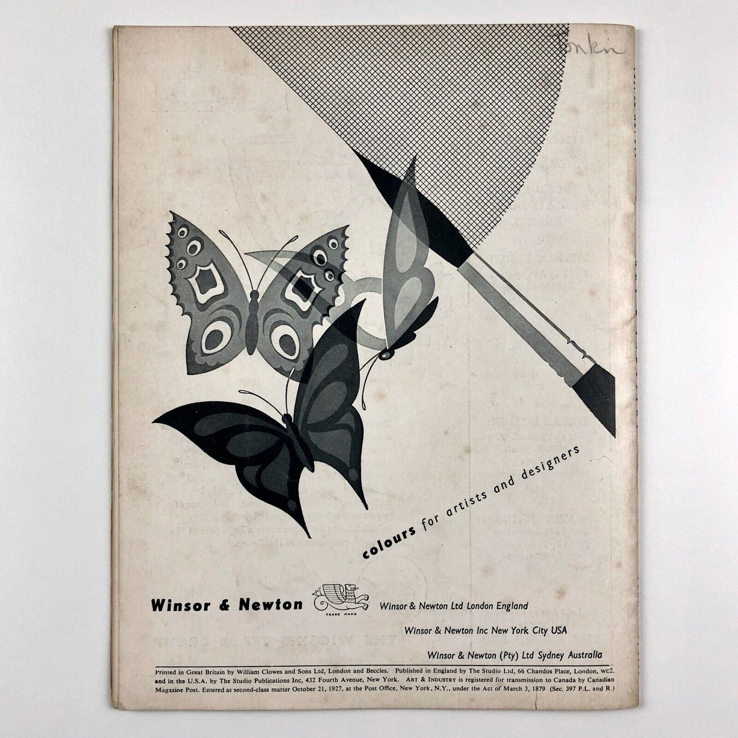 Art & Industry Journal of Industrial Design Feb 1955 | McKnight Kauffer / Ashley Havinden