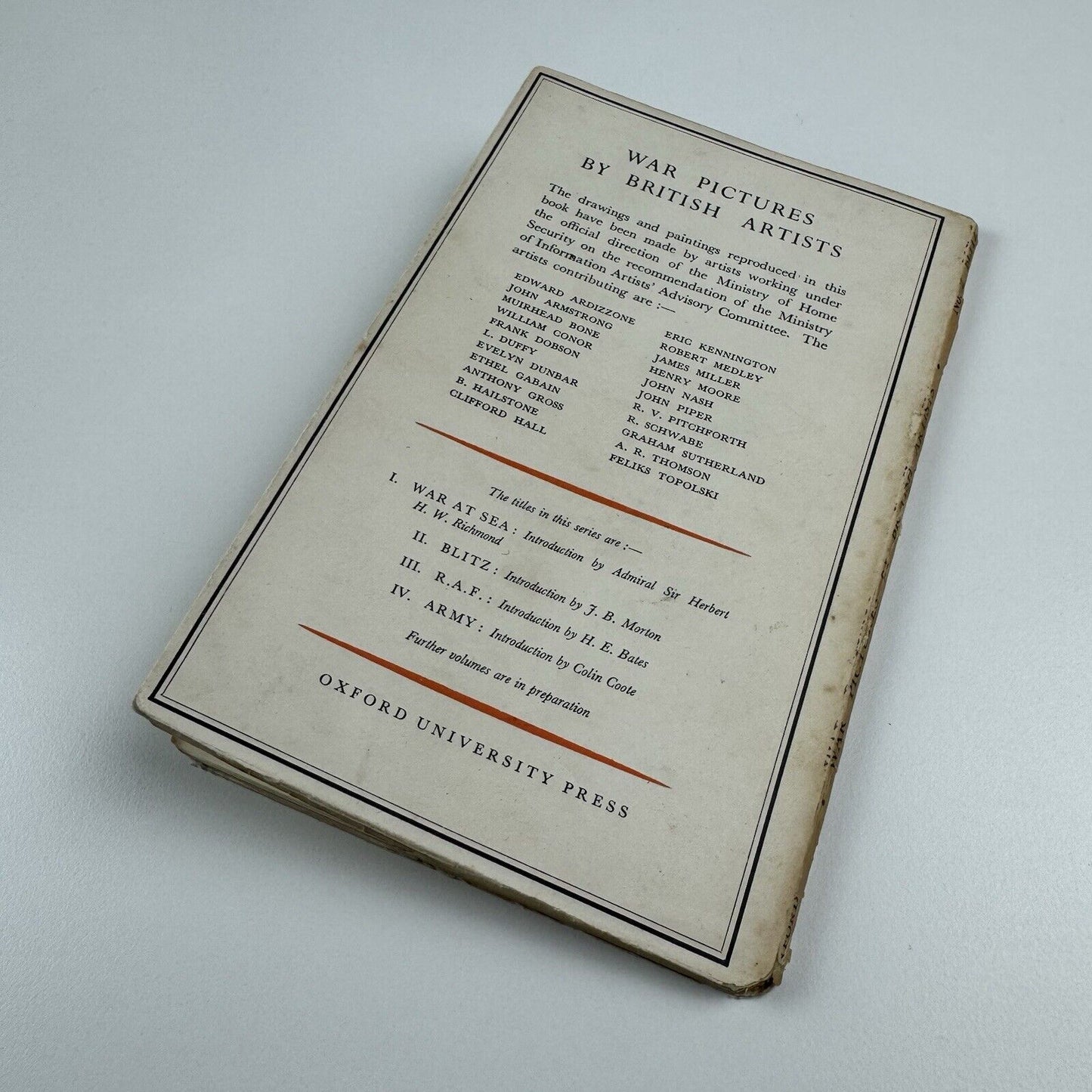 War Pictures by British Artists. No. 2. Blitz | Oxford University Press, 1942