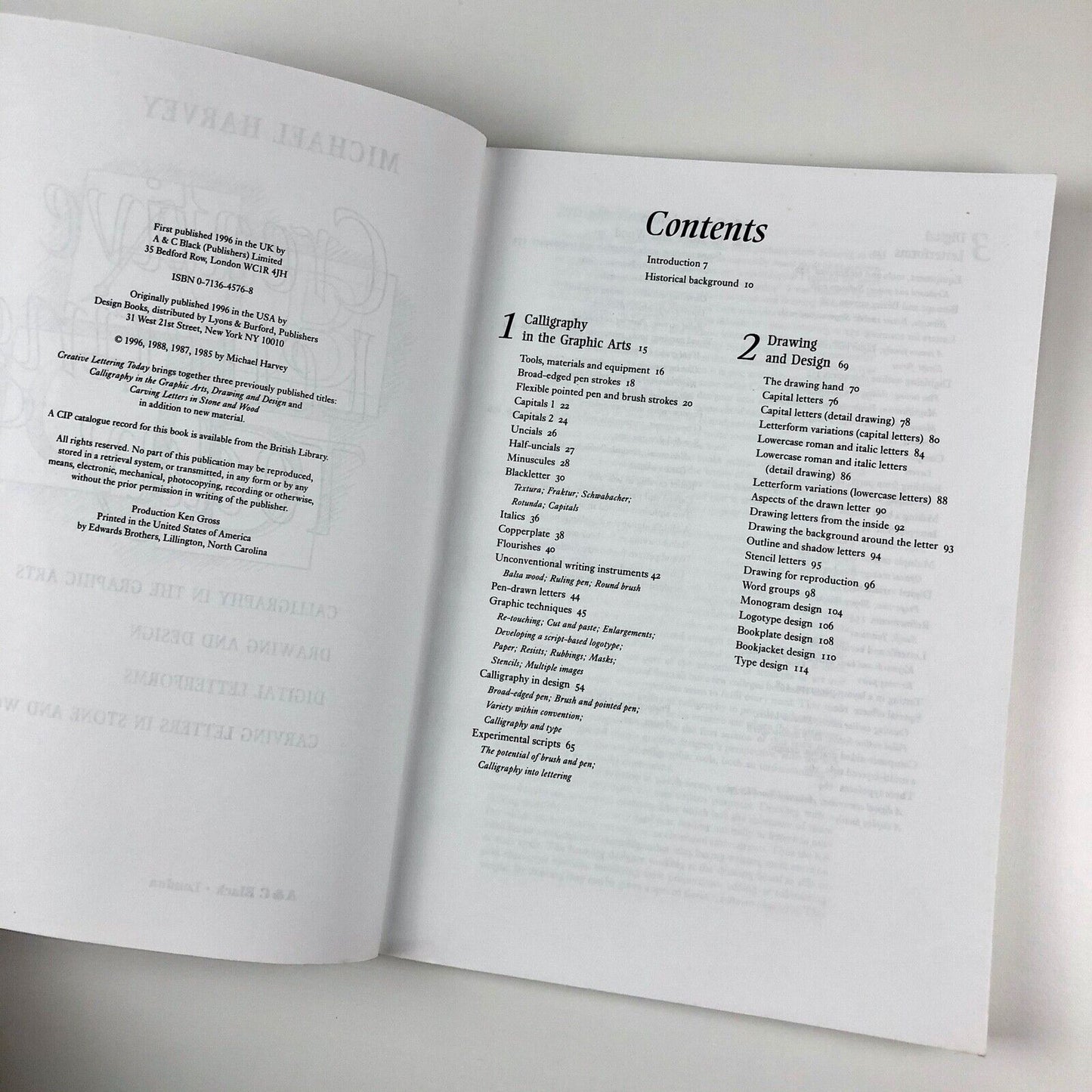 Creative Lettering Today by Michael Harvey | Published by A & C Black, 1996