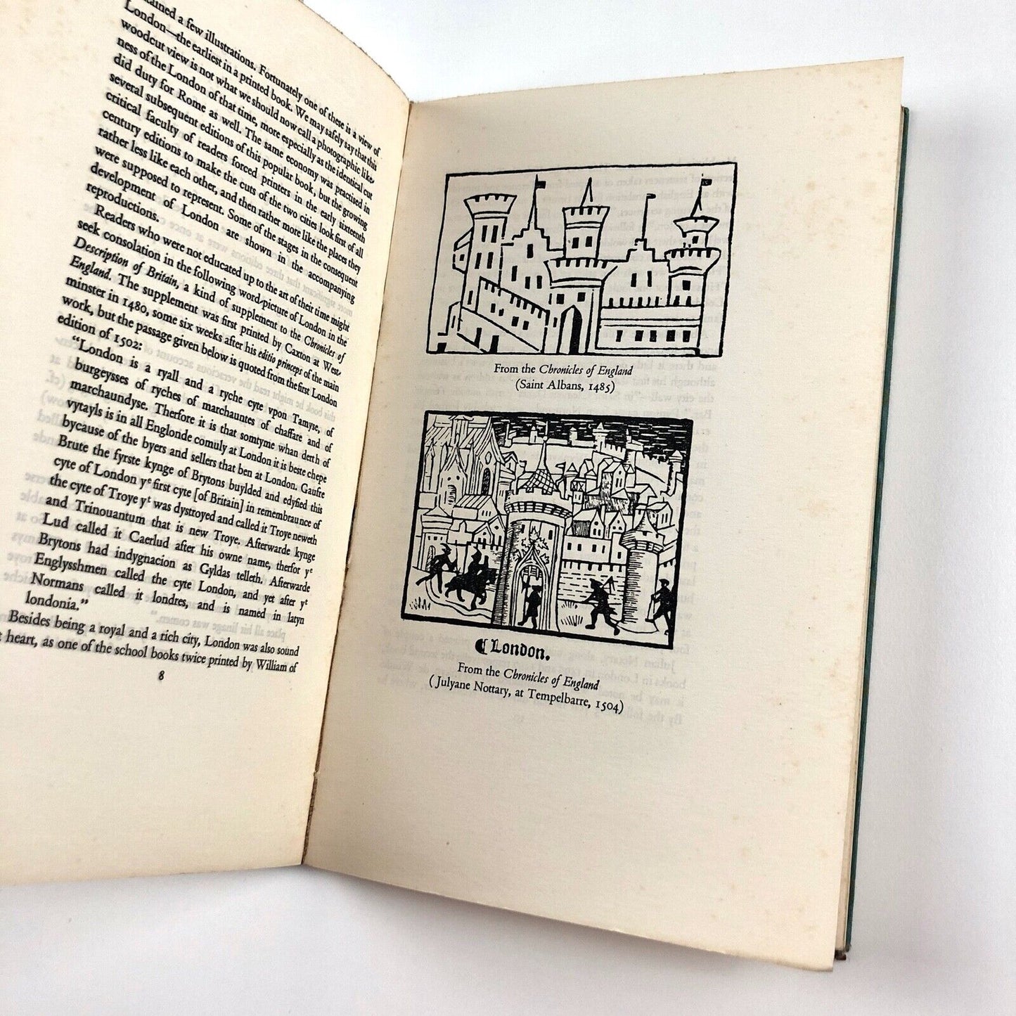 The Beginnings of Printing in London by H. Thomas, 1928 | Printed as a souvenir of the Lord Mayor’s Show of 1928 in the offices of Lanston Monotype Corporation Ltd | The booklet is believed to have been designed by Stanley Morison
