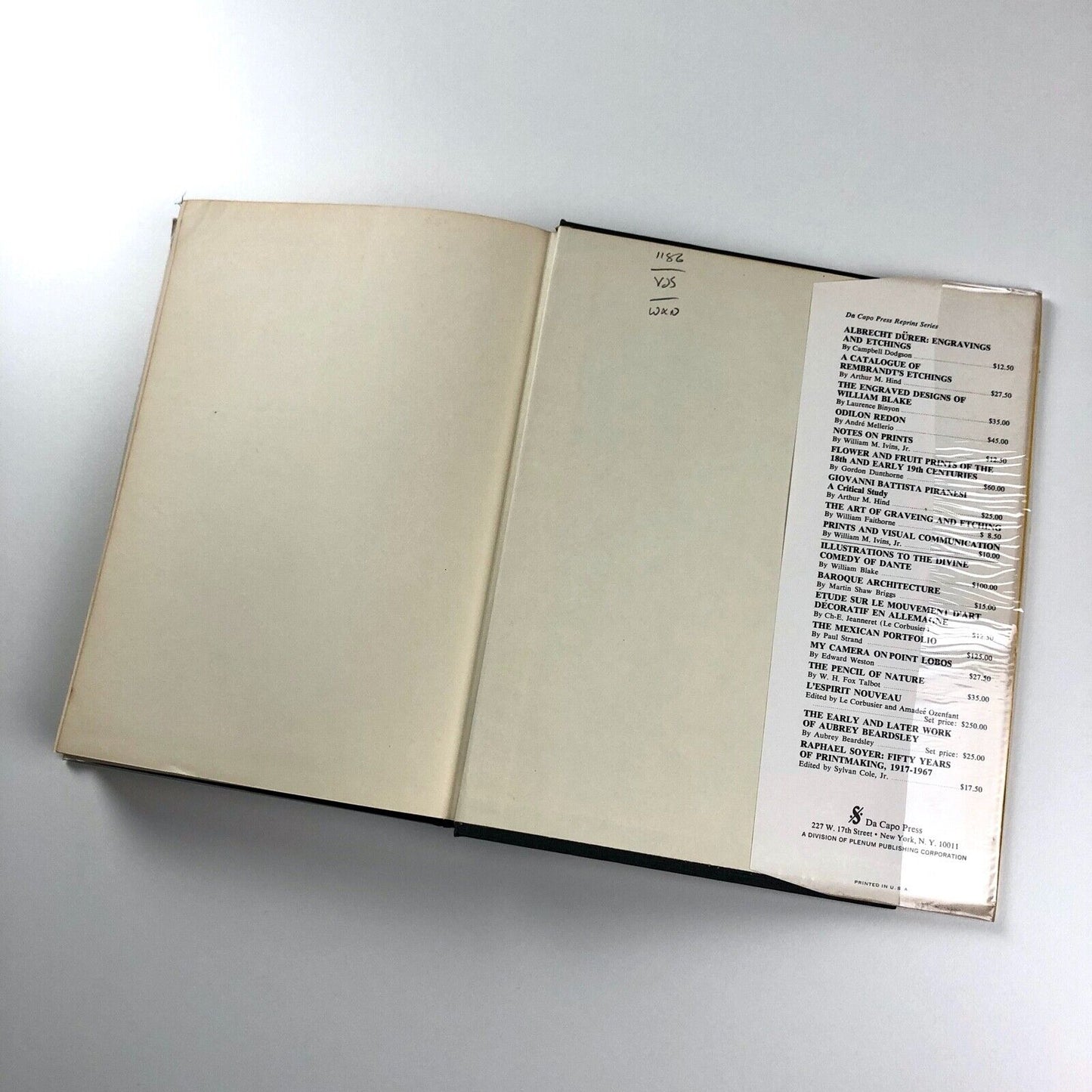 A Complete Course of Lithography by Alois Senefelder | De Capo Press, 1968