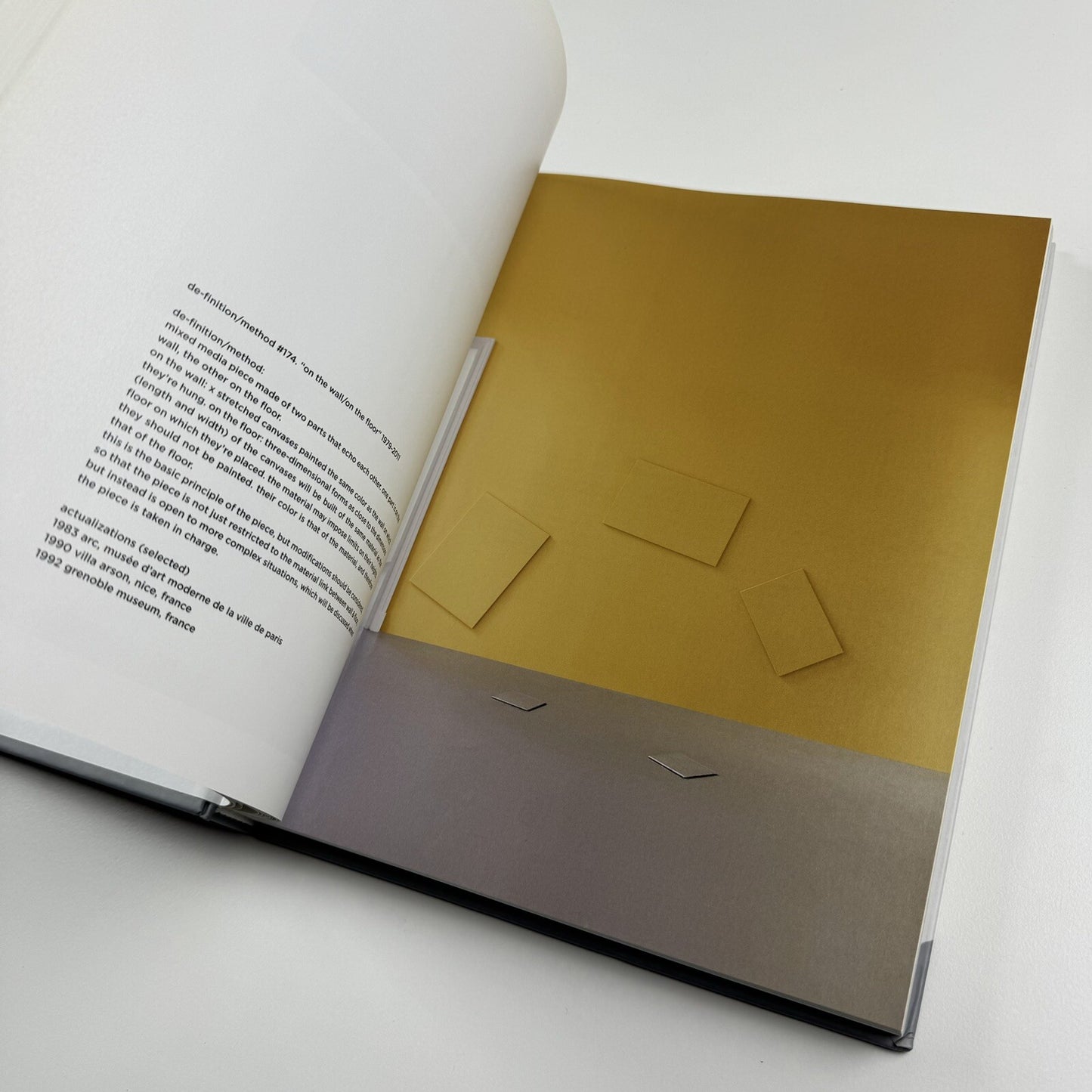 Claude Rutault | Hans-Ulrich Obrist | Damiani/Galerie Perrotin, 2013