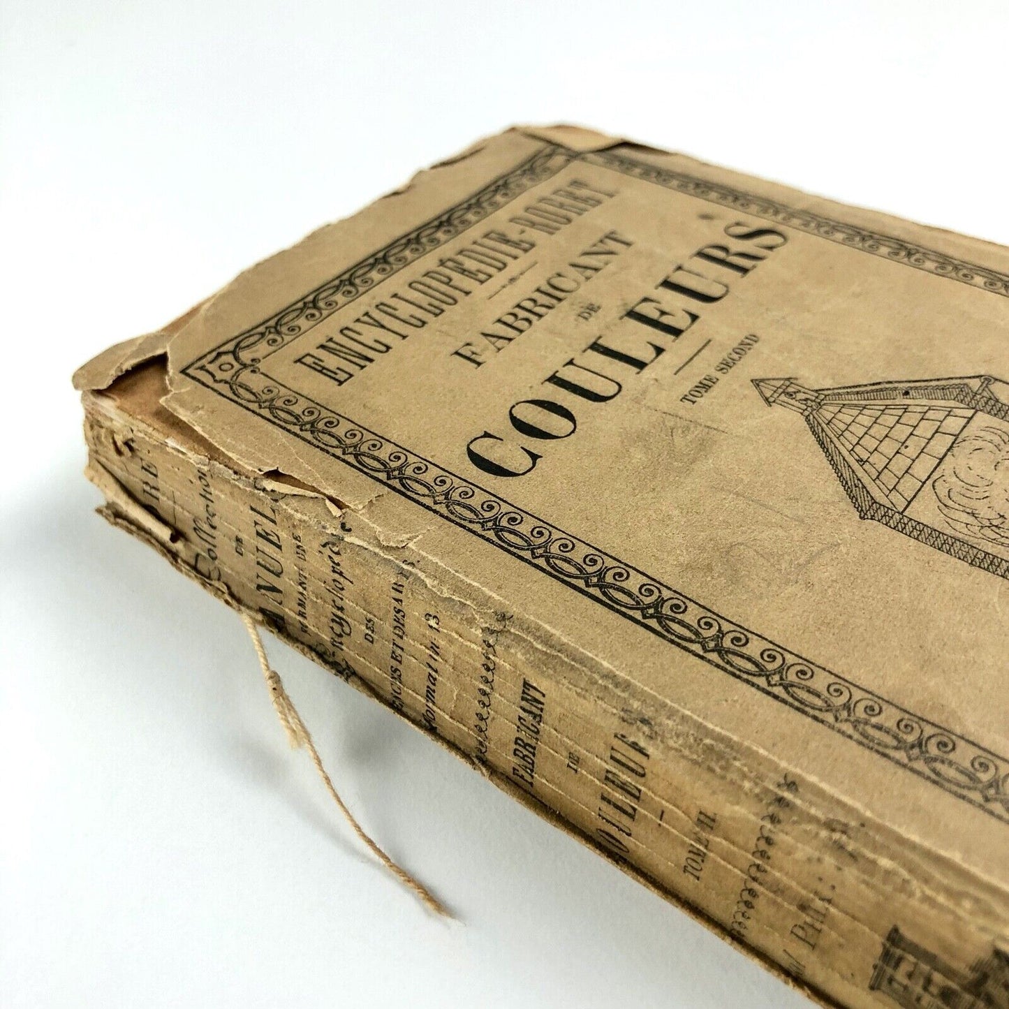 Encyclopédie-Roret Fabricant de Couleurs A L'Huile et a L'Eau Tome Deuxième | Librairie Encyclopédique de Roret, 1884