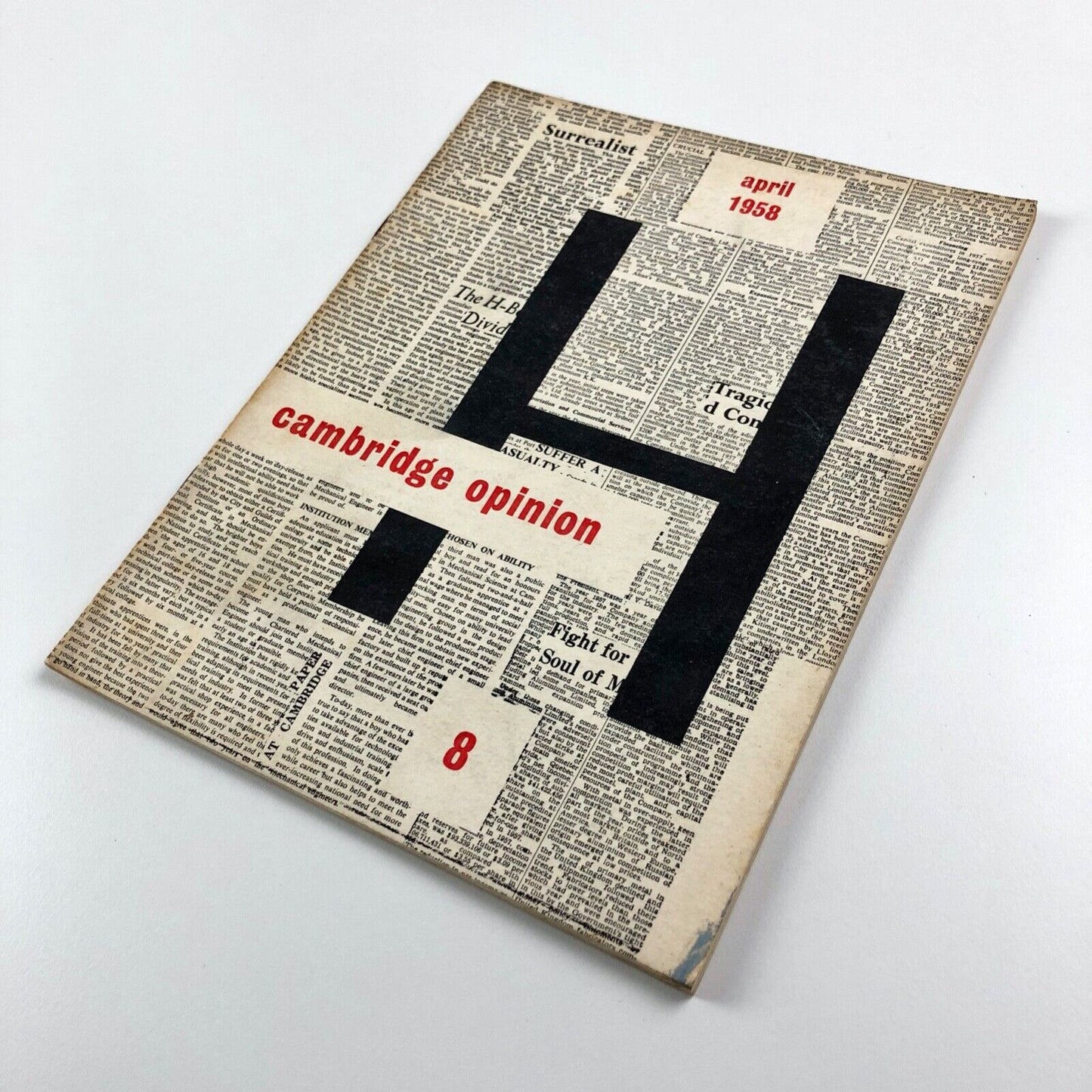 Cambridge Opinion magazine | No. 8, April 1958 nuclear arguments / disarmament | Edited by John Landell-Mills and David Leitch