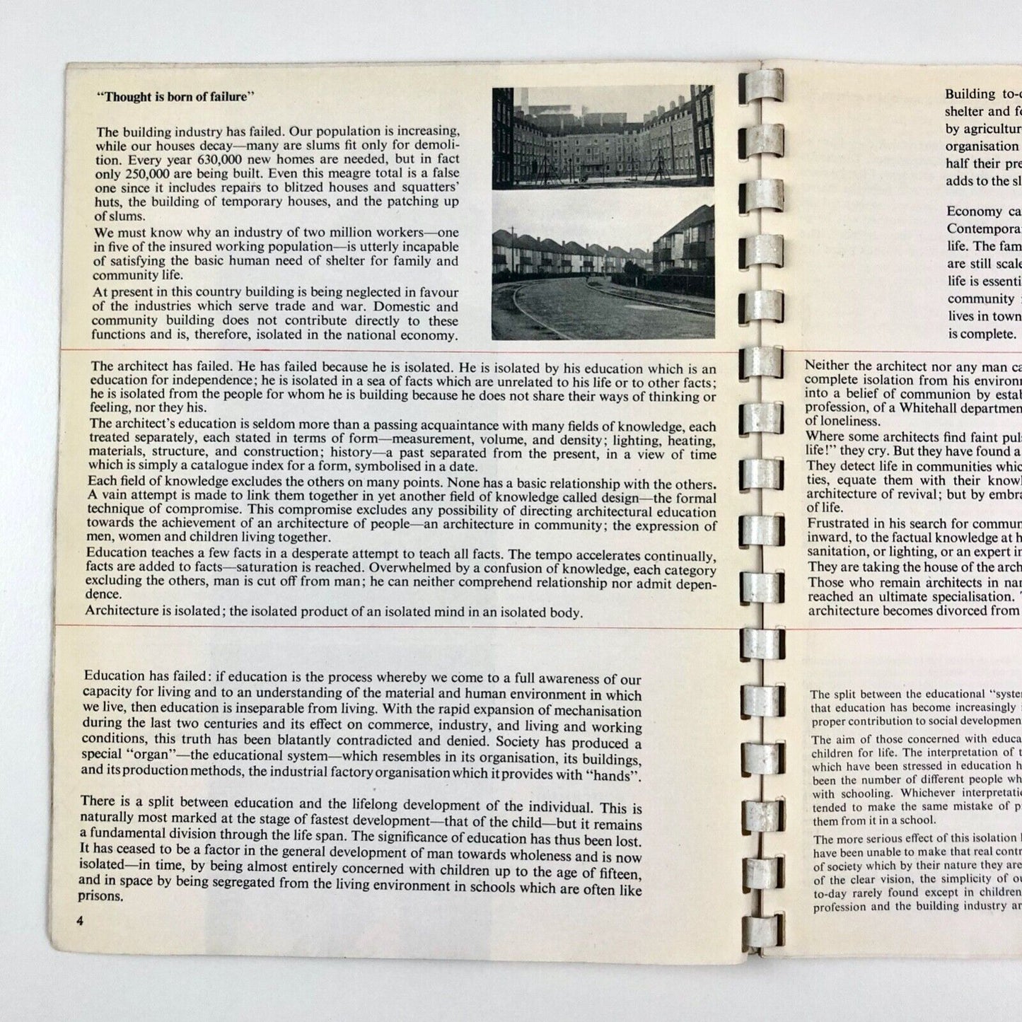 PLAN Group – Architectural Student's Association journal | Issue No. 6, 1949