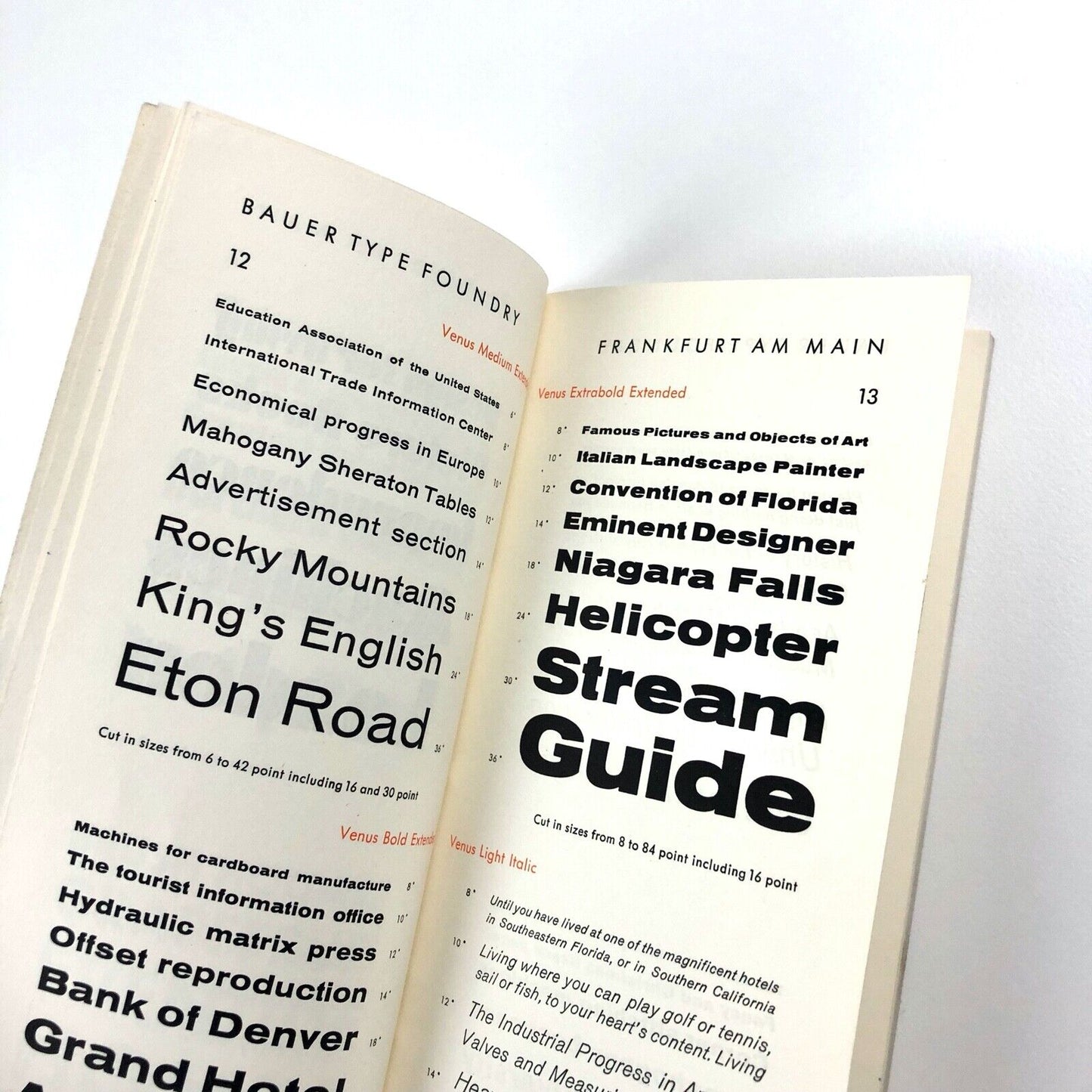 'For Your Guidance' – Bauer Type Foundry type specimen booklet, undated