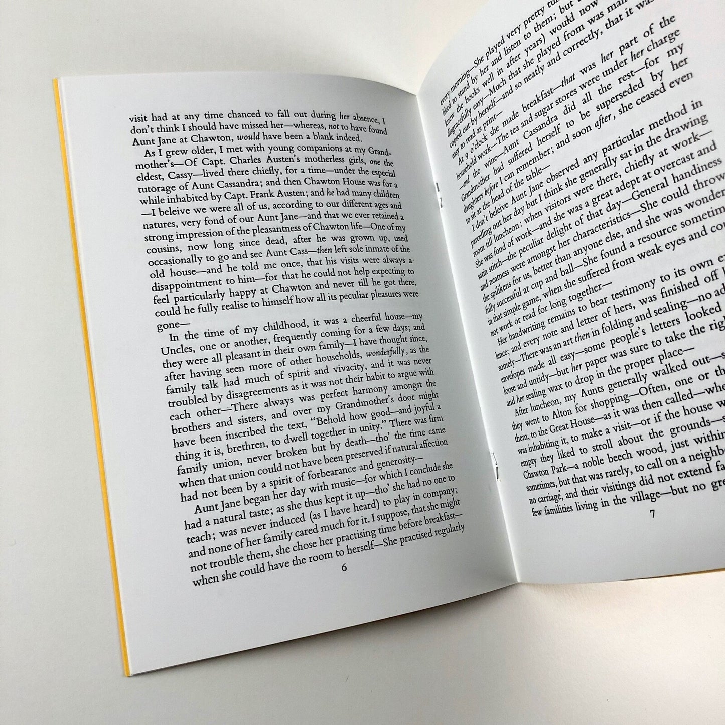 My Aunt Jane Austen: A Memoir by Caroline Austen | The Jane Austen Society, 1991