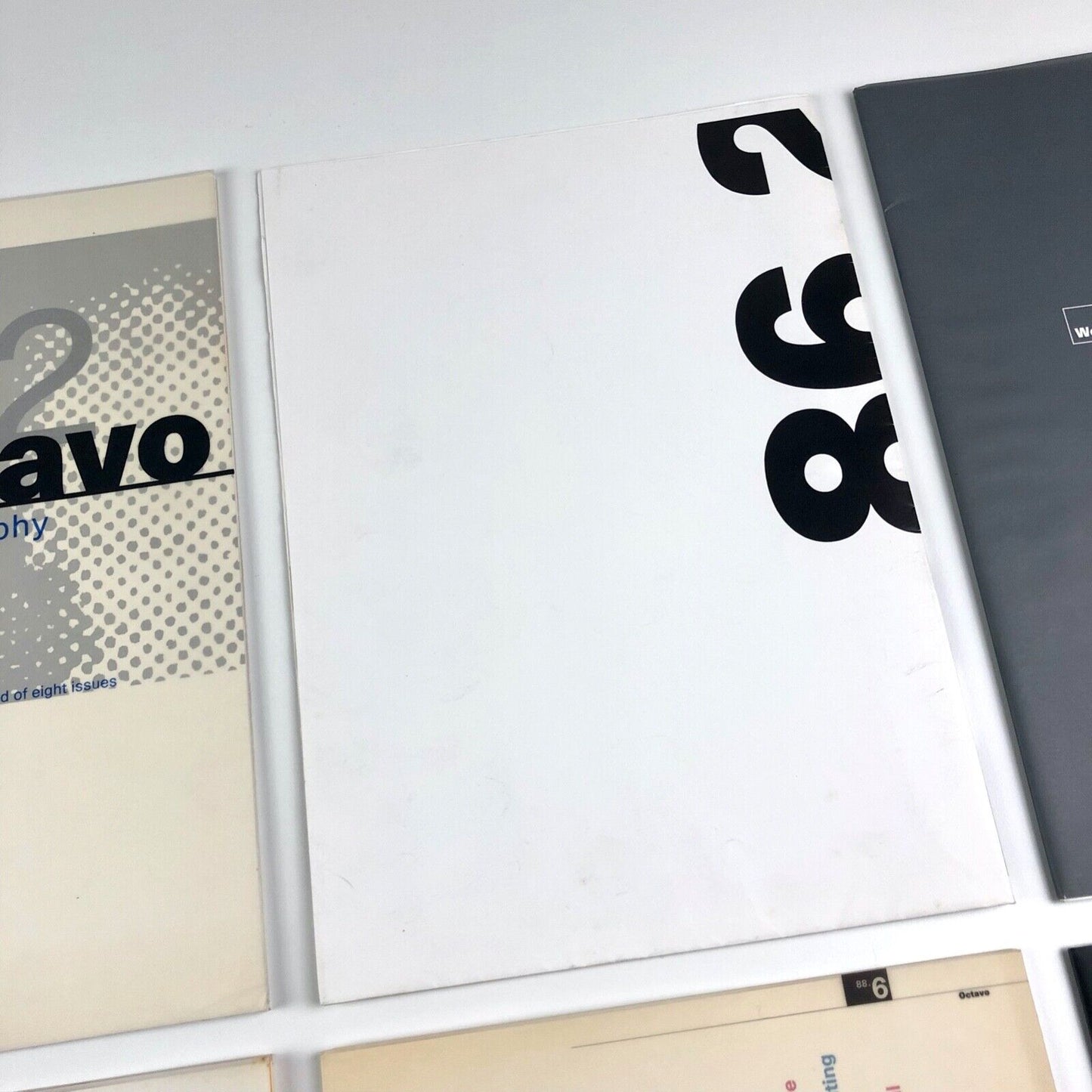 Octavo Journal of Typography seven issues 86.1 to 90.7 (excluding issue 8 on CD)