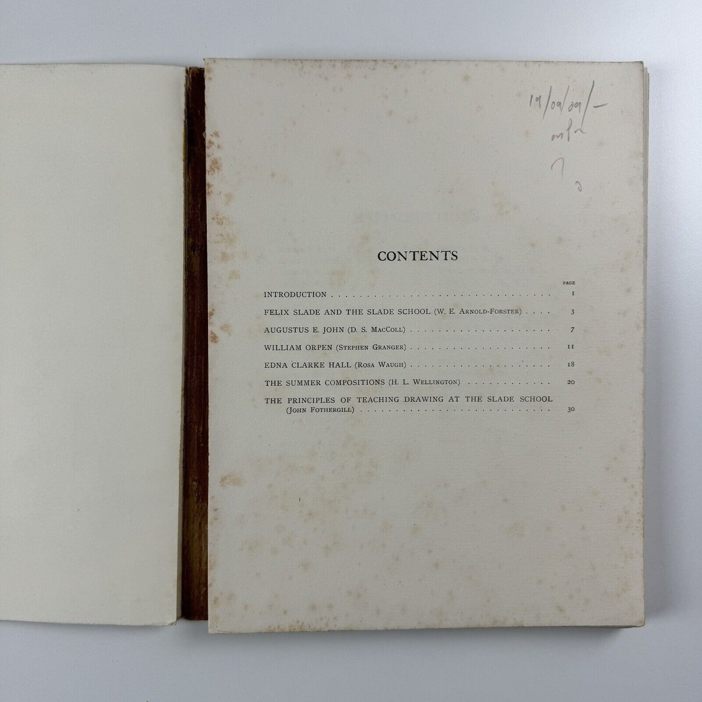 The Slade. A Collection of Drawings and some Pictures Done by Past and Present Students of the London Slade School of Art – MDCCCXCIII to MDCCCCVII | 1907, limited edition