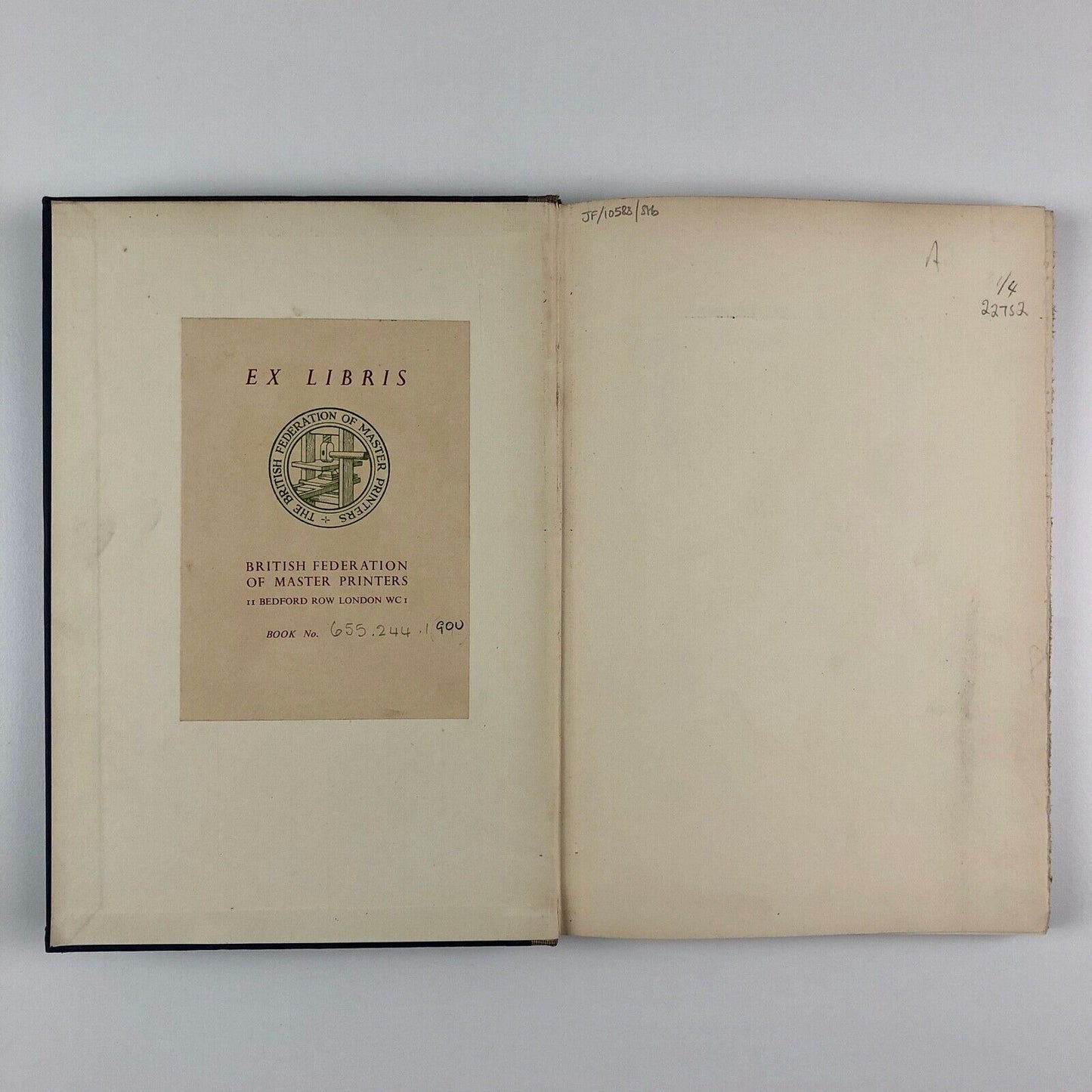 Behind the Type. The Life Story of Frederic W. Goudy by Bernard Lewis | Department of Printing Carnegie Institute of Technology, Pittsburgh, 1941