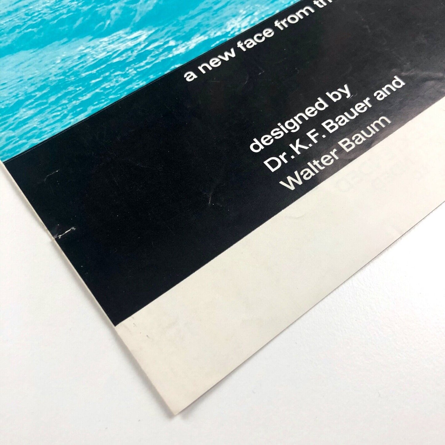 Folio Medium Extended Bauer Type Foundry designed by Dr Konrad F. Bauer and Walter Baum | Soldans Ltd, undated