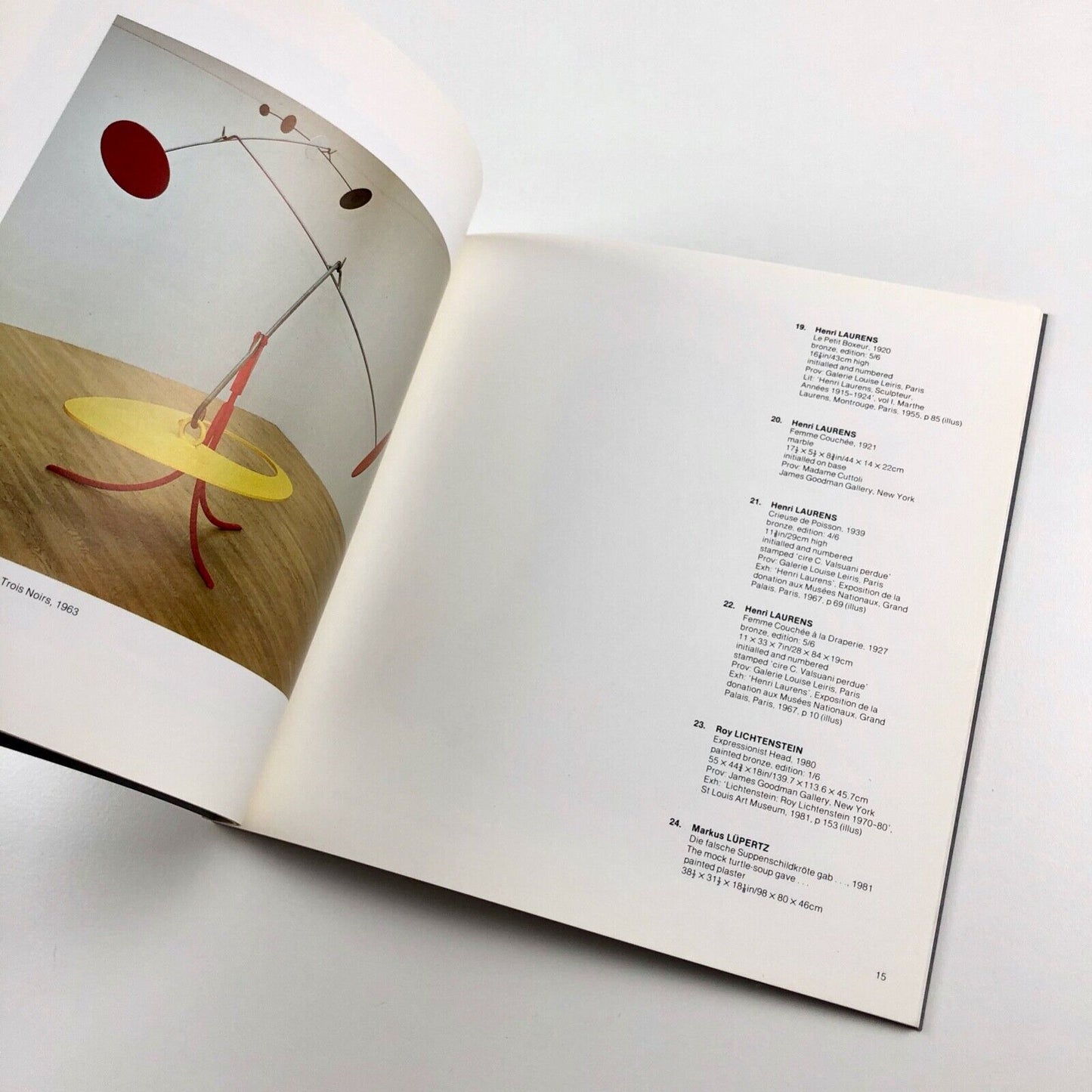 Sculpture – Waddington Galleries exhibition catalogue, 1982 | Calder, Miro, Flanagan, Frink et al