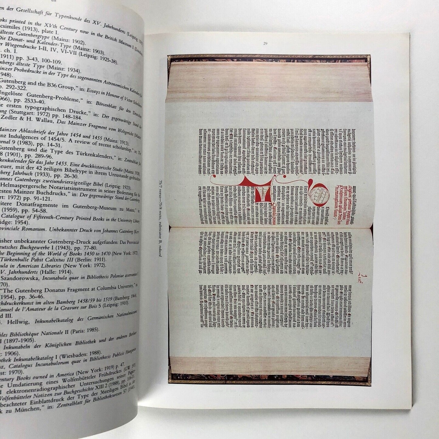The Würzburg Schottenkloster – Spencer – Liverpool Copy of the 36-line Bible | Christie's auction catalogue, 1991