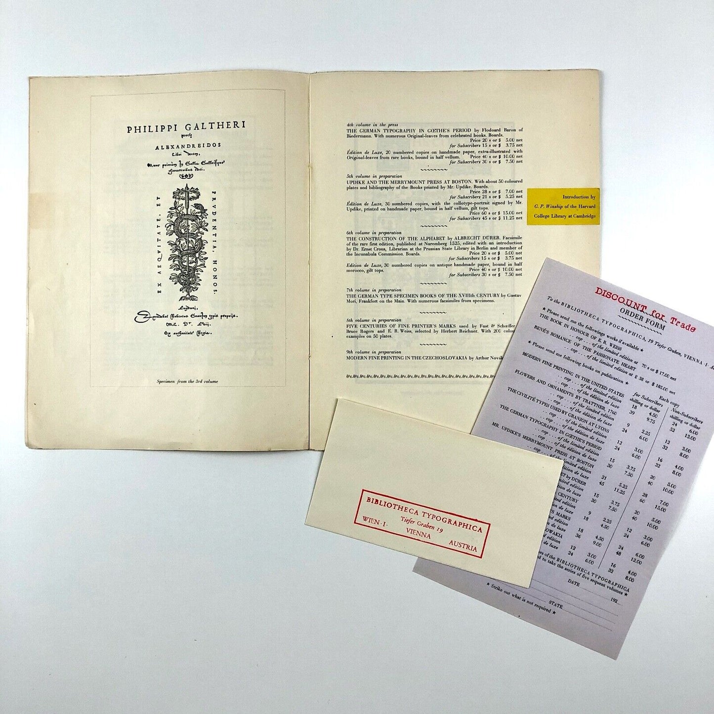 The Indispensable Books for Collectors of Fine Printing | Bibliotheca Typographica