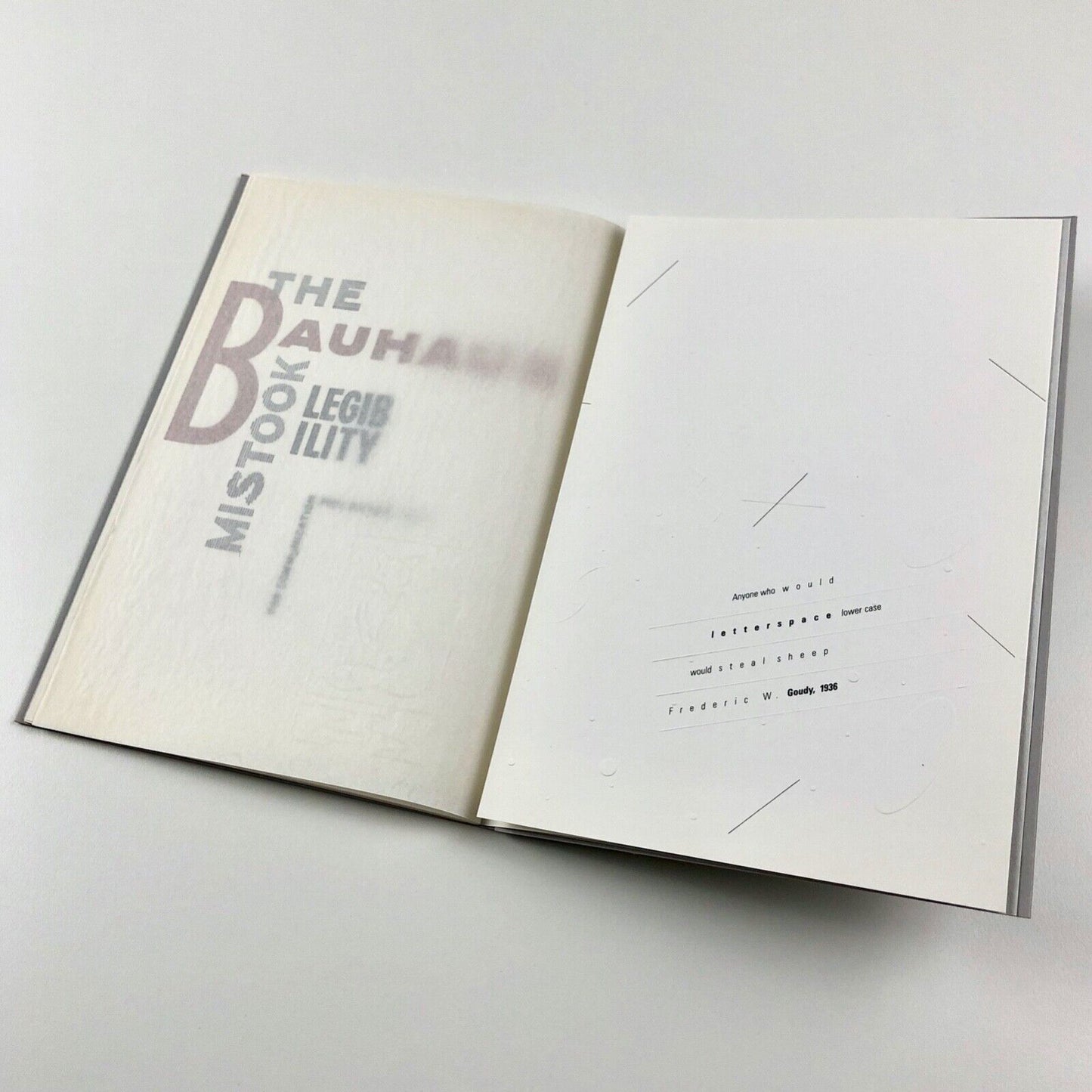 I Can’t Read This and I Designed This by M. Skjei 1994 - chapbook and envelope