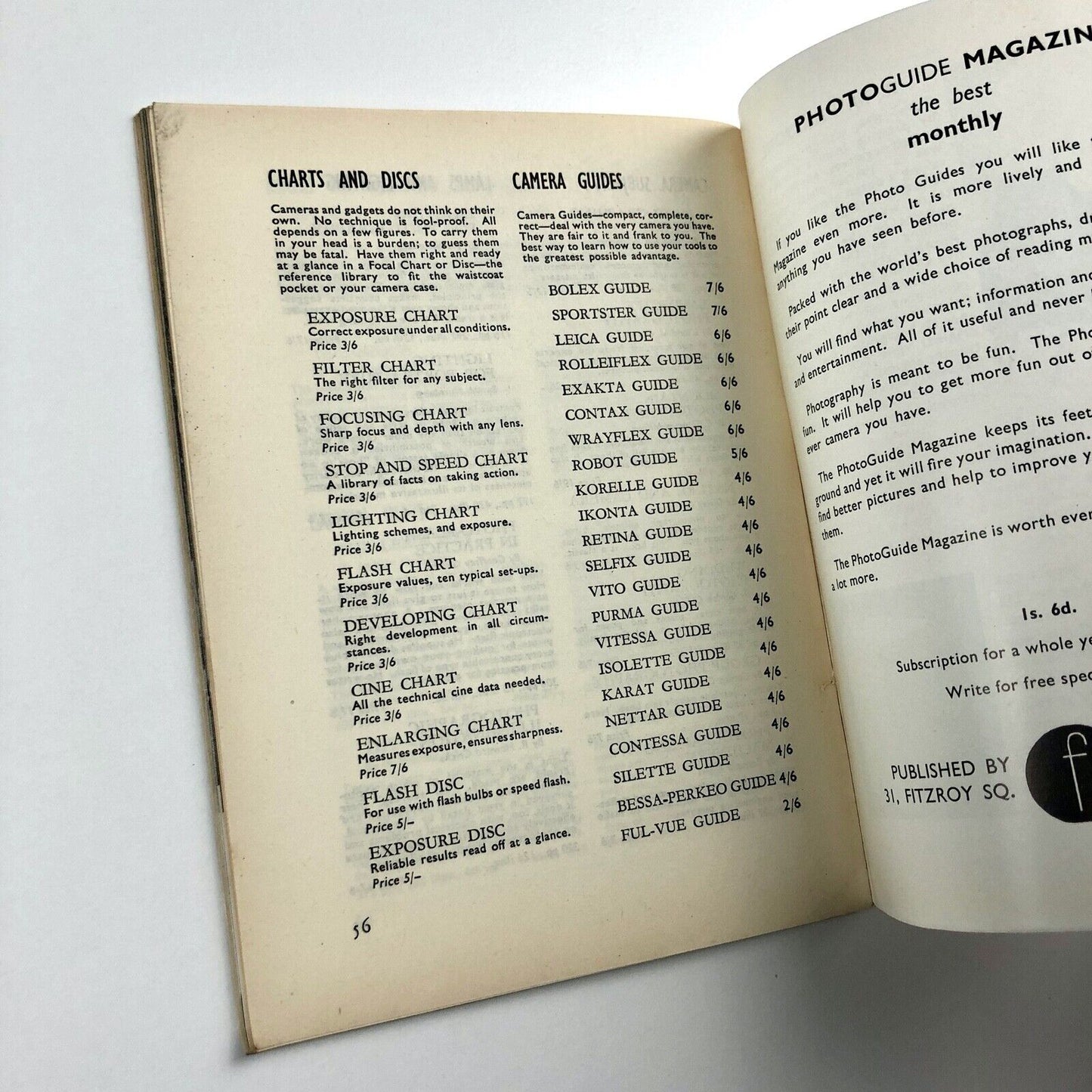 All About... Architecture And Your Camera | R.M. Fanstone | A Focal Photo Guide, 1954