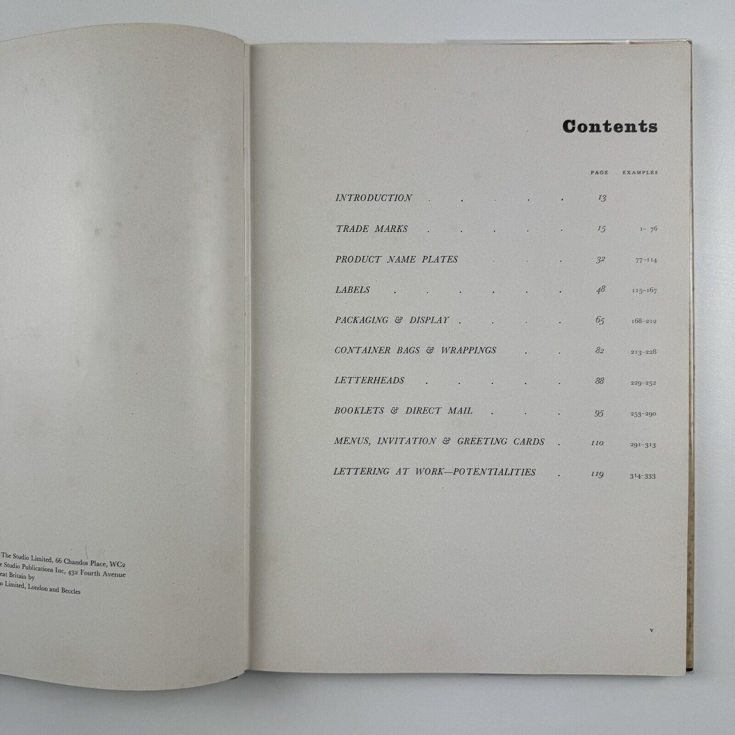 Lettering at Work by Frederick A. Horn | Studio Publication, 1955