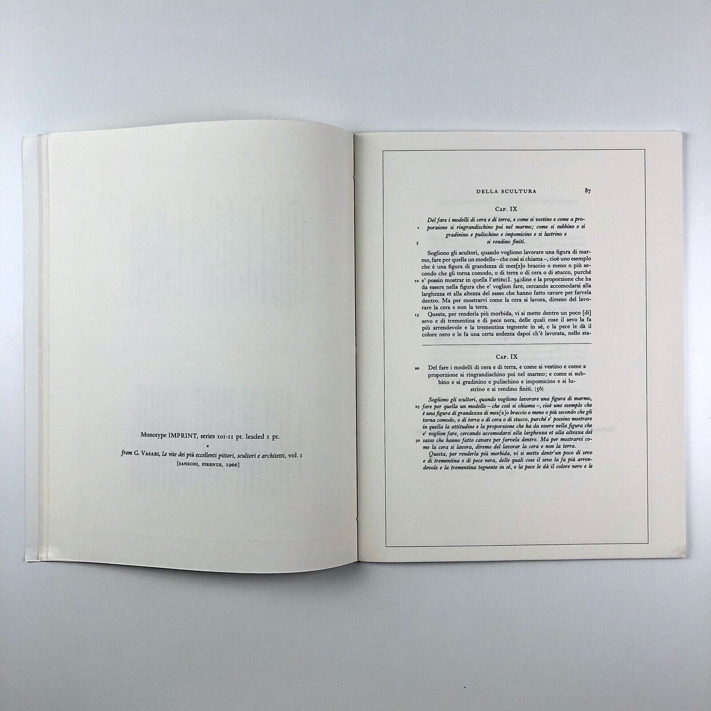 The Works of Giovanni Mardersteig with 'Monotype' Faces | Monotype imprint, 1967